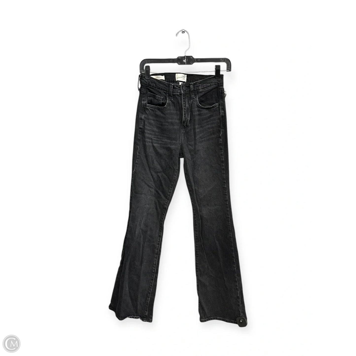 Jeans Flared By Universal Thread In Black Denim, Size: 0