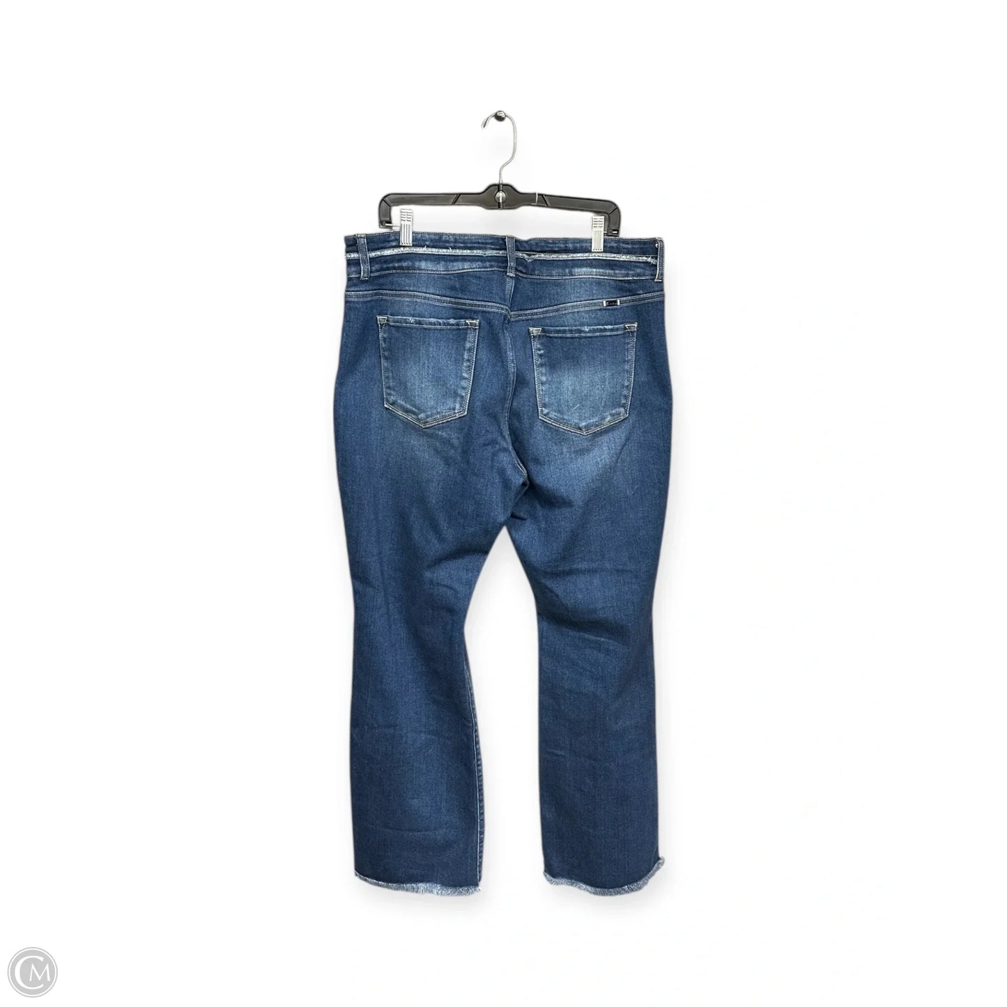 Jeans Straight By Kancan In Blue Denim, Size: 16