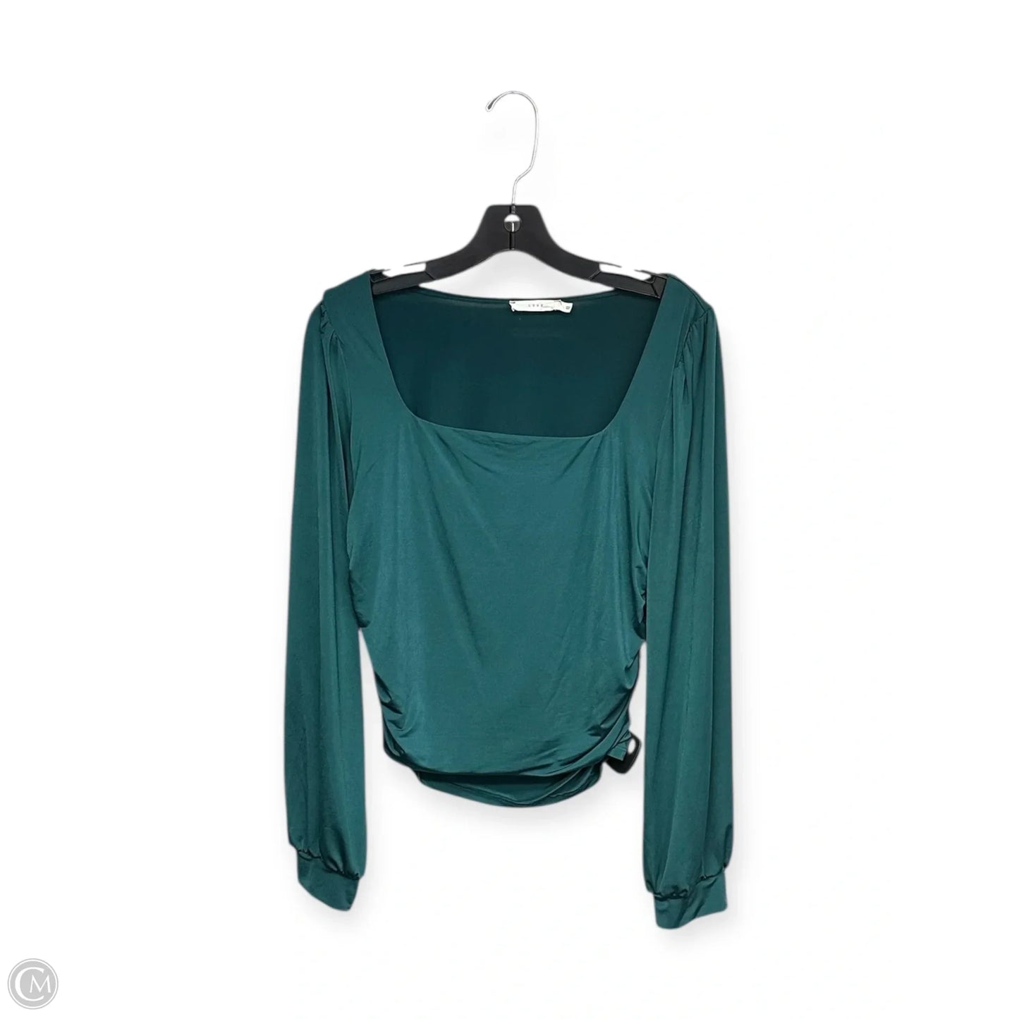 Top Long Sleeve By Lush In Green, Size: L