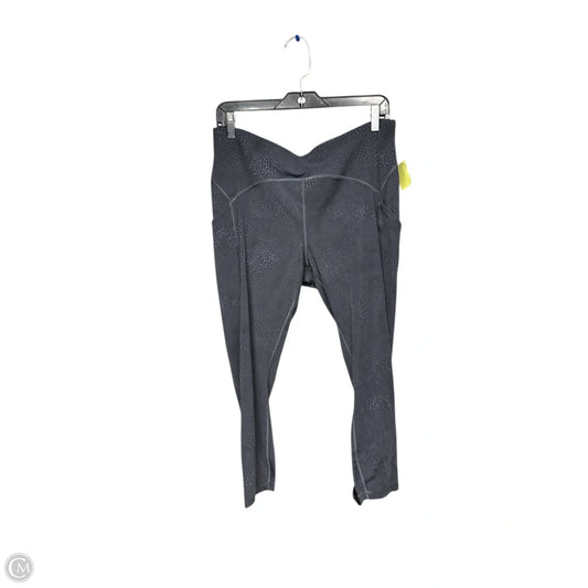 Athletic Capris By Lululemon In Grey, Size: 14