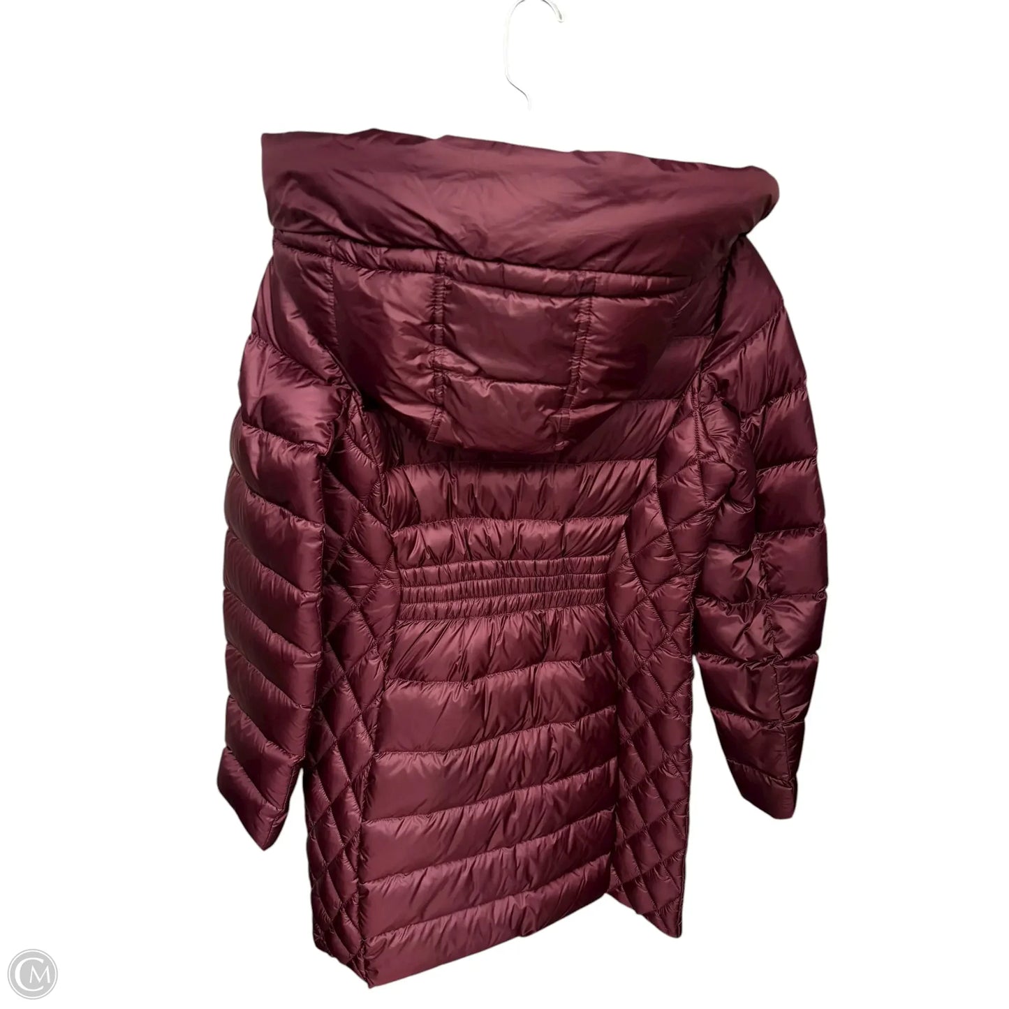 Jacket Puffer & Quilted By Michael By Michael Kors In Maroon, Size: Xs