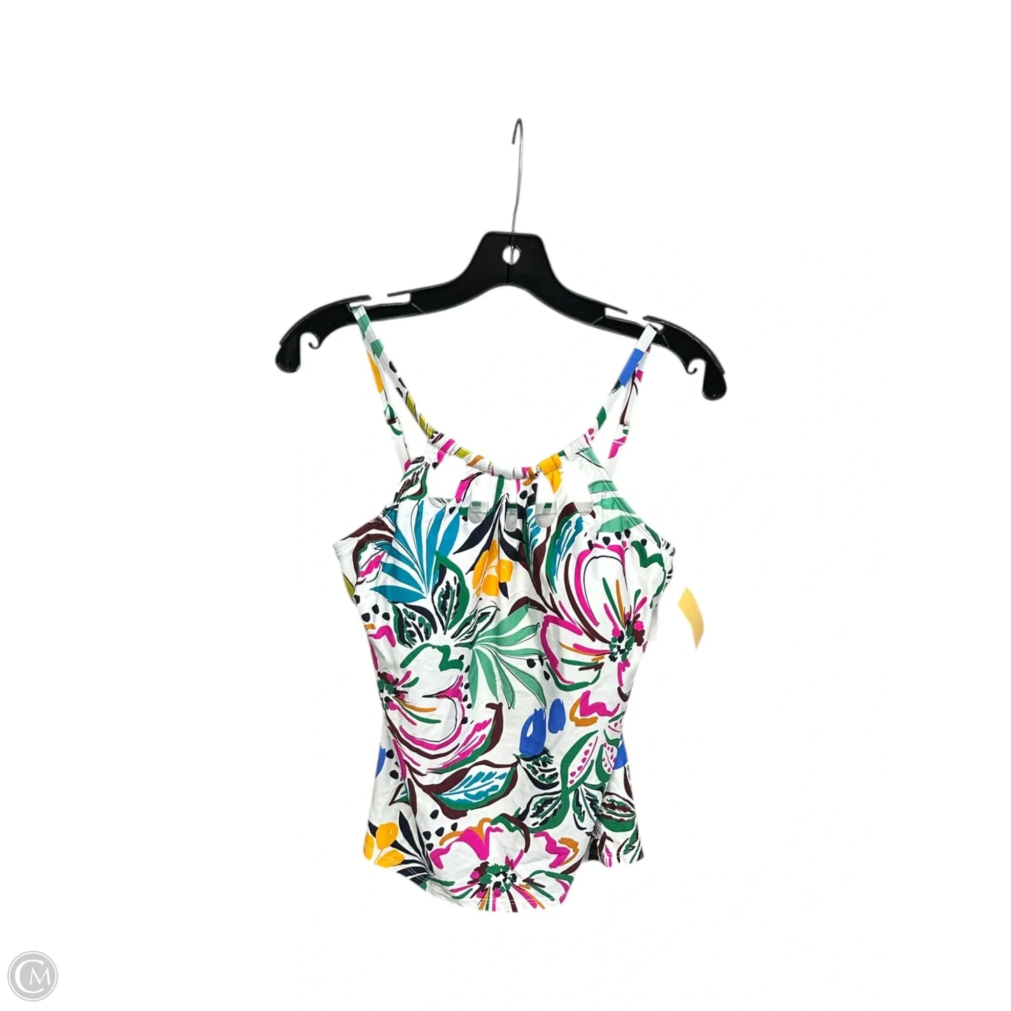 Swimsuit Top By Clothes Mentor In Floral Print, Size: M