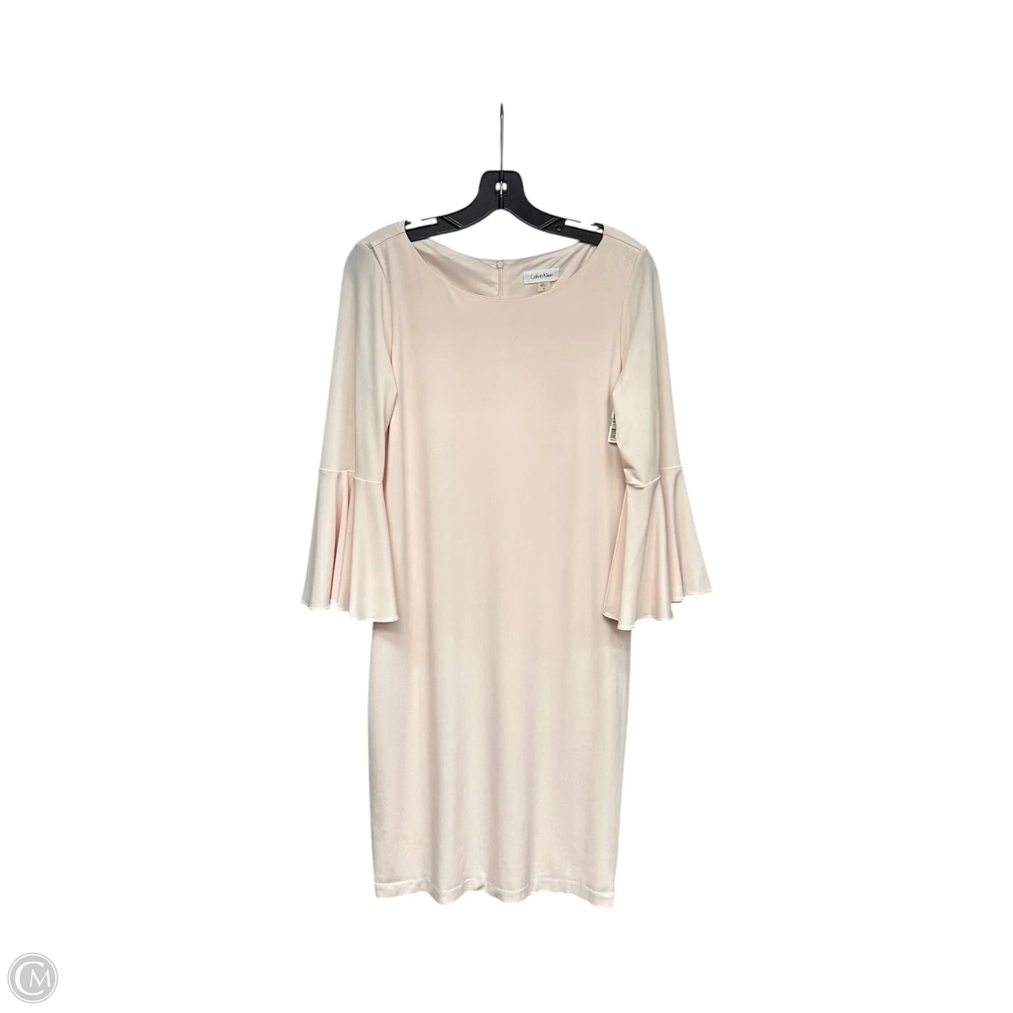 Dress Casual Midi By Calvin Klein In Pink, Size: 10