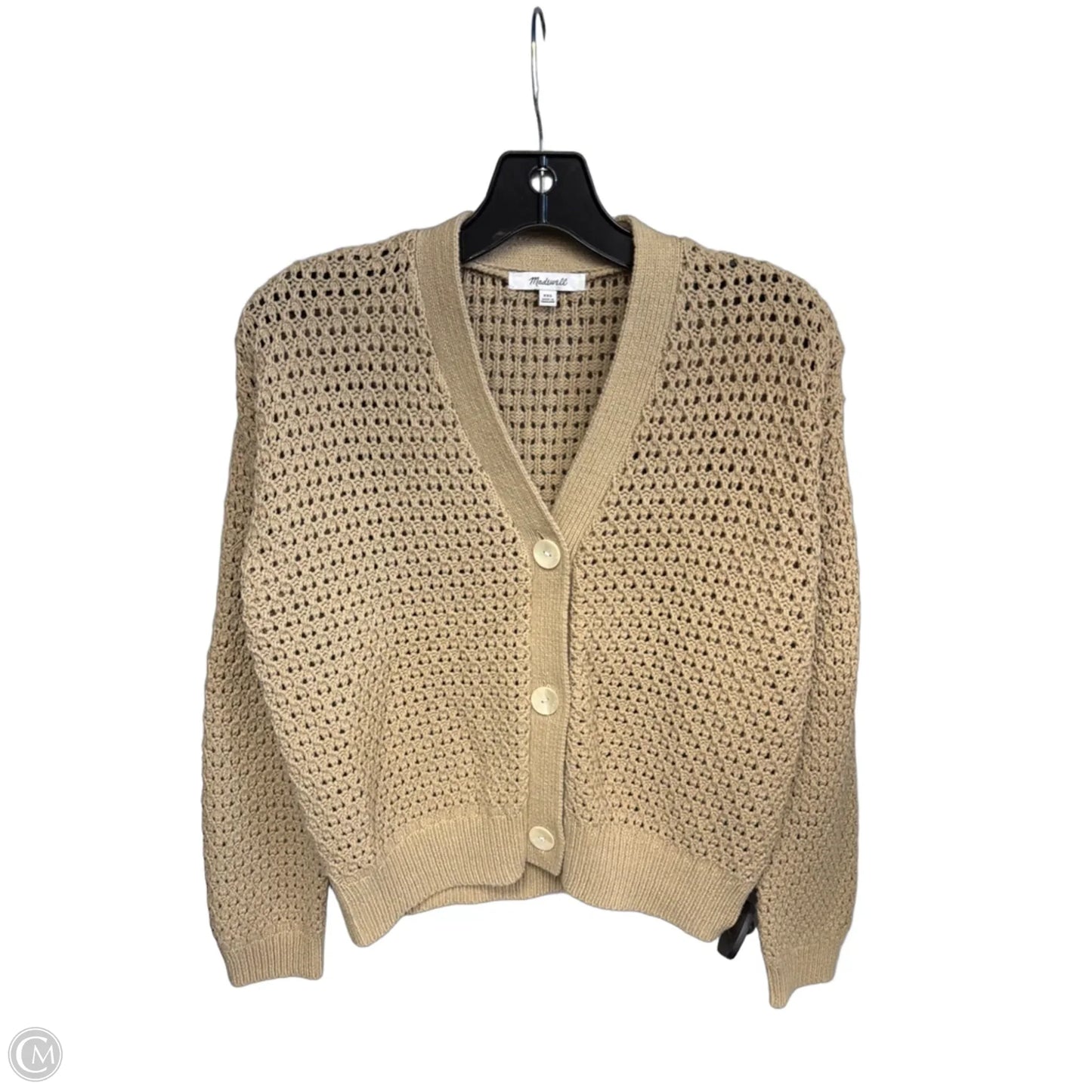 Cardigan By Madewell In Tan, Size: Xxs
