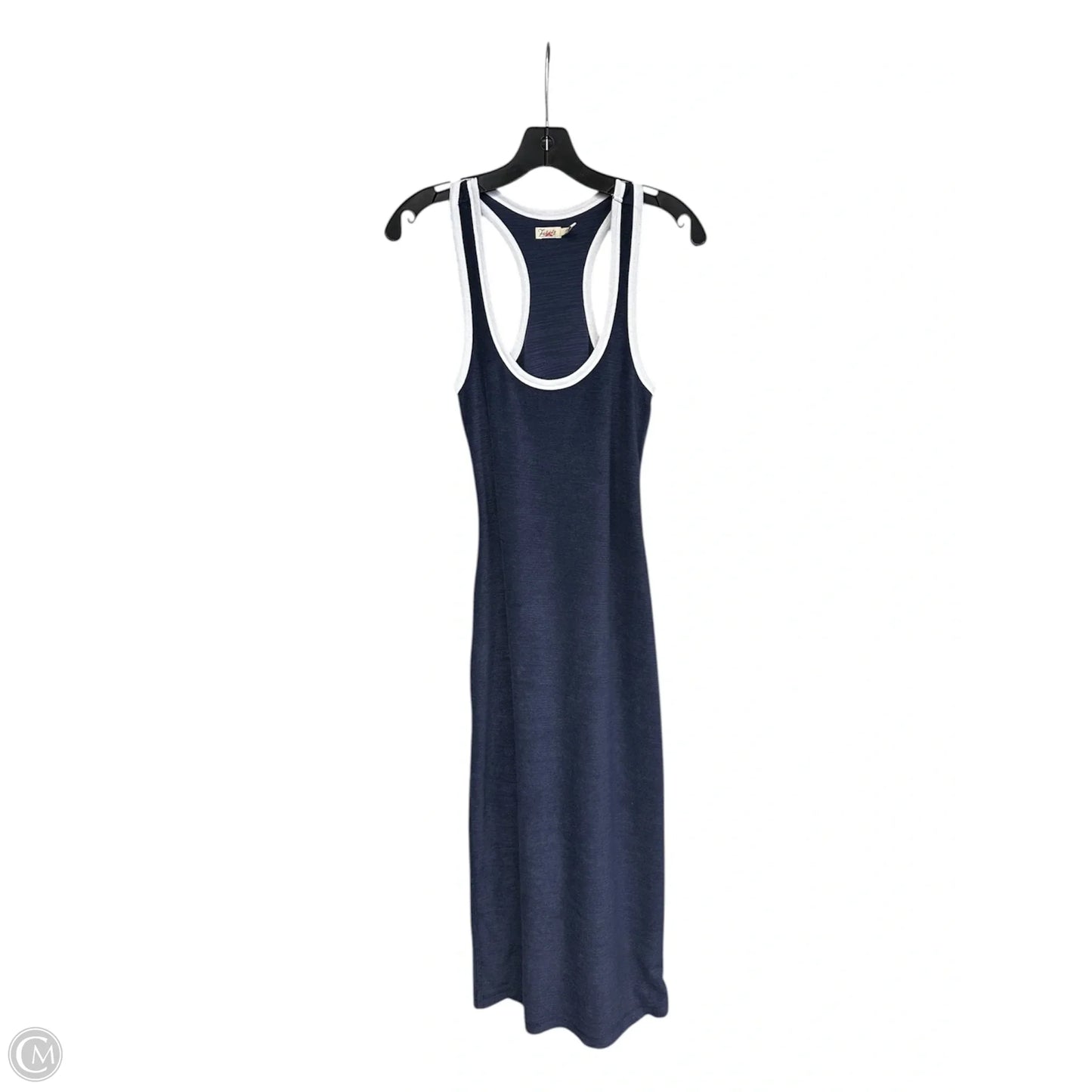 Dress Casual Maxi By Faherty In Navy, Size: Xxs