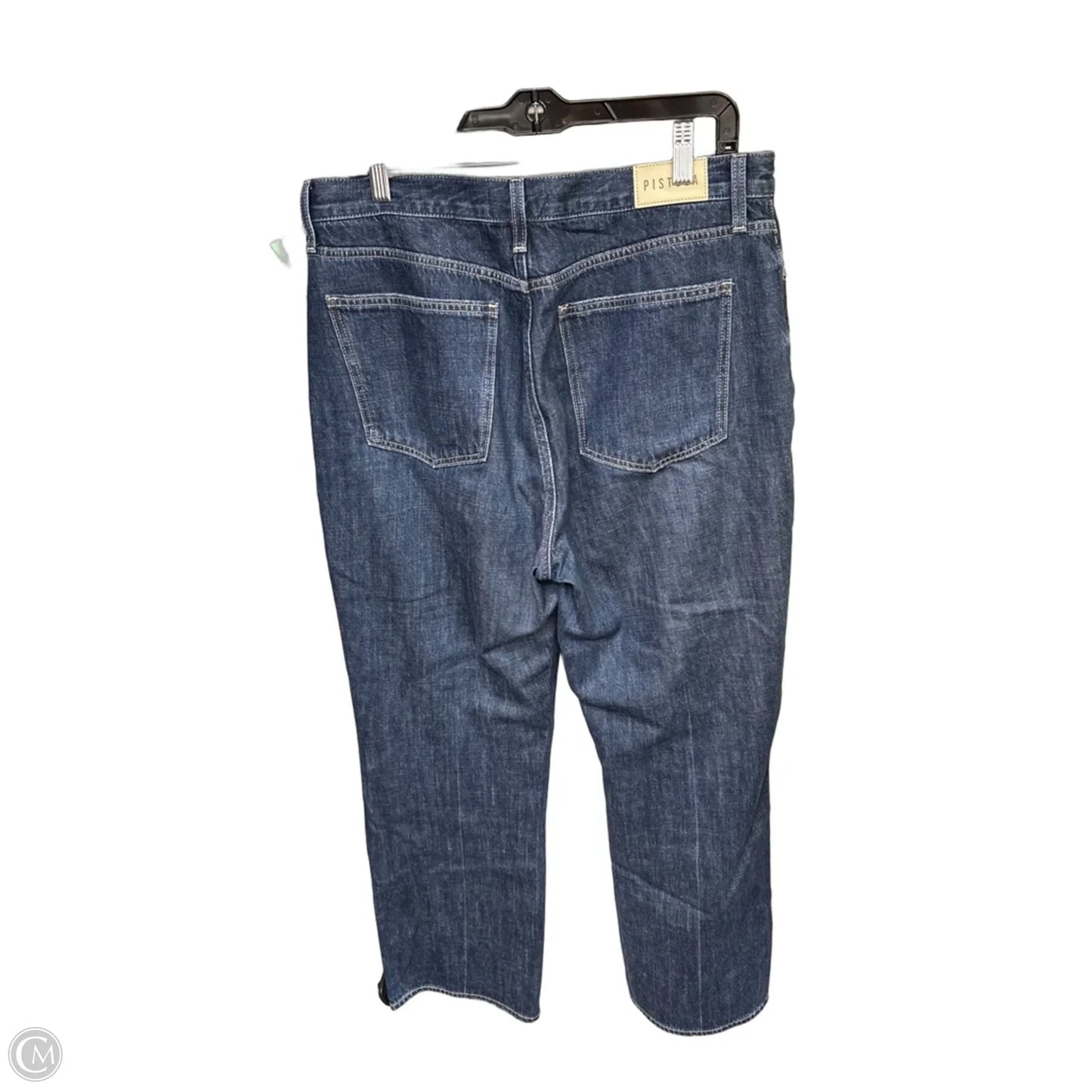 Jeans Straight By Pistola In Blue Denim, Size: 14