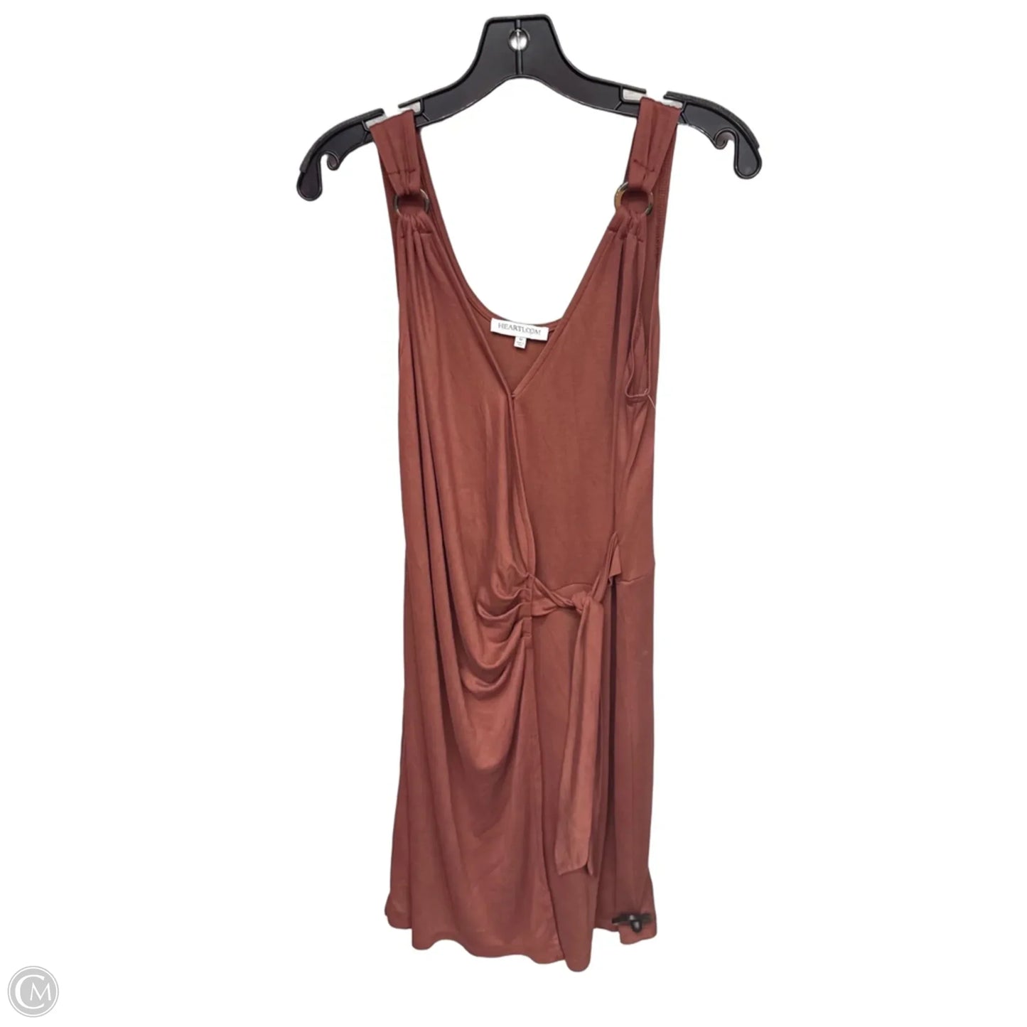 Dress Casual Short By Heartloom In Brown, Size: M
