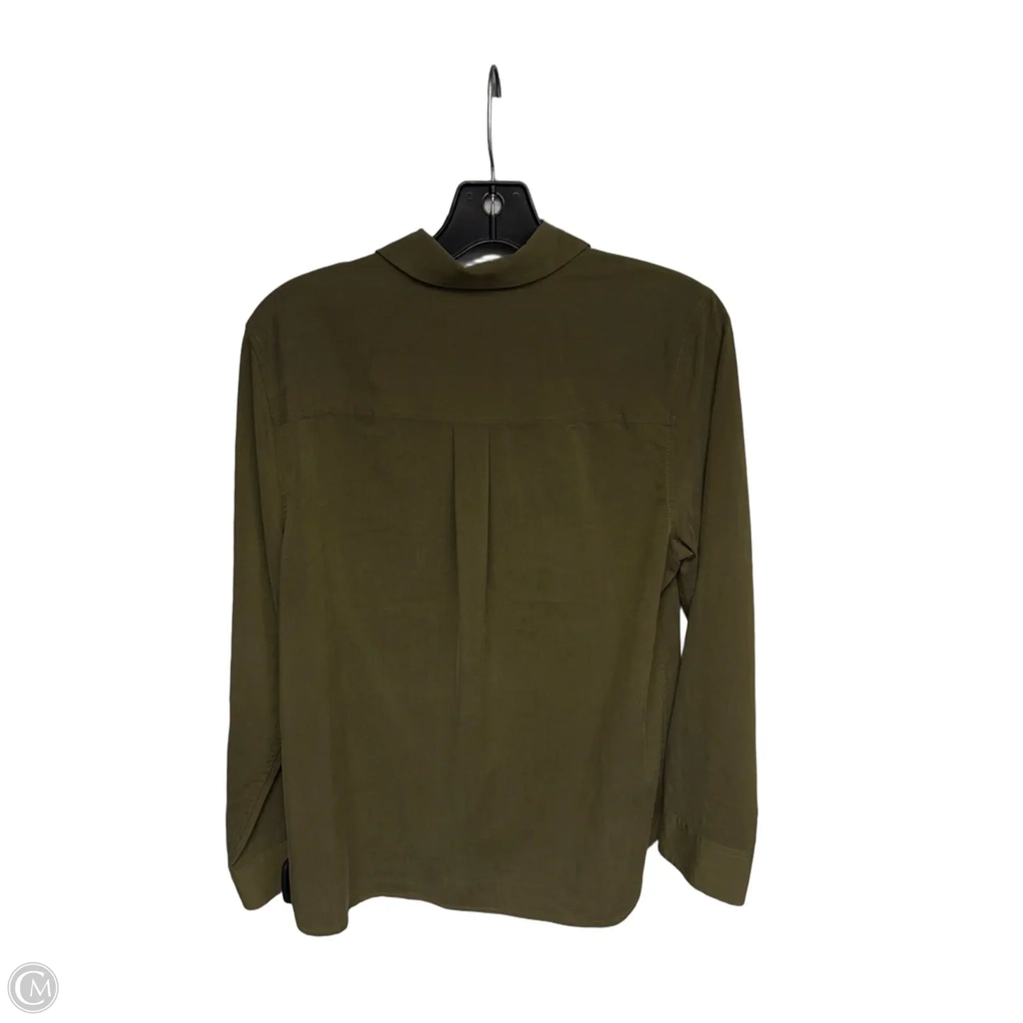 Top Long Sleeve By Chicos In Green, Size: M