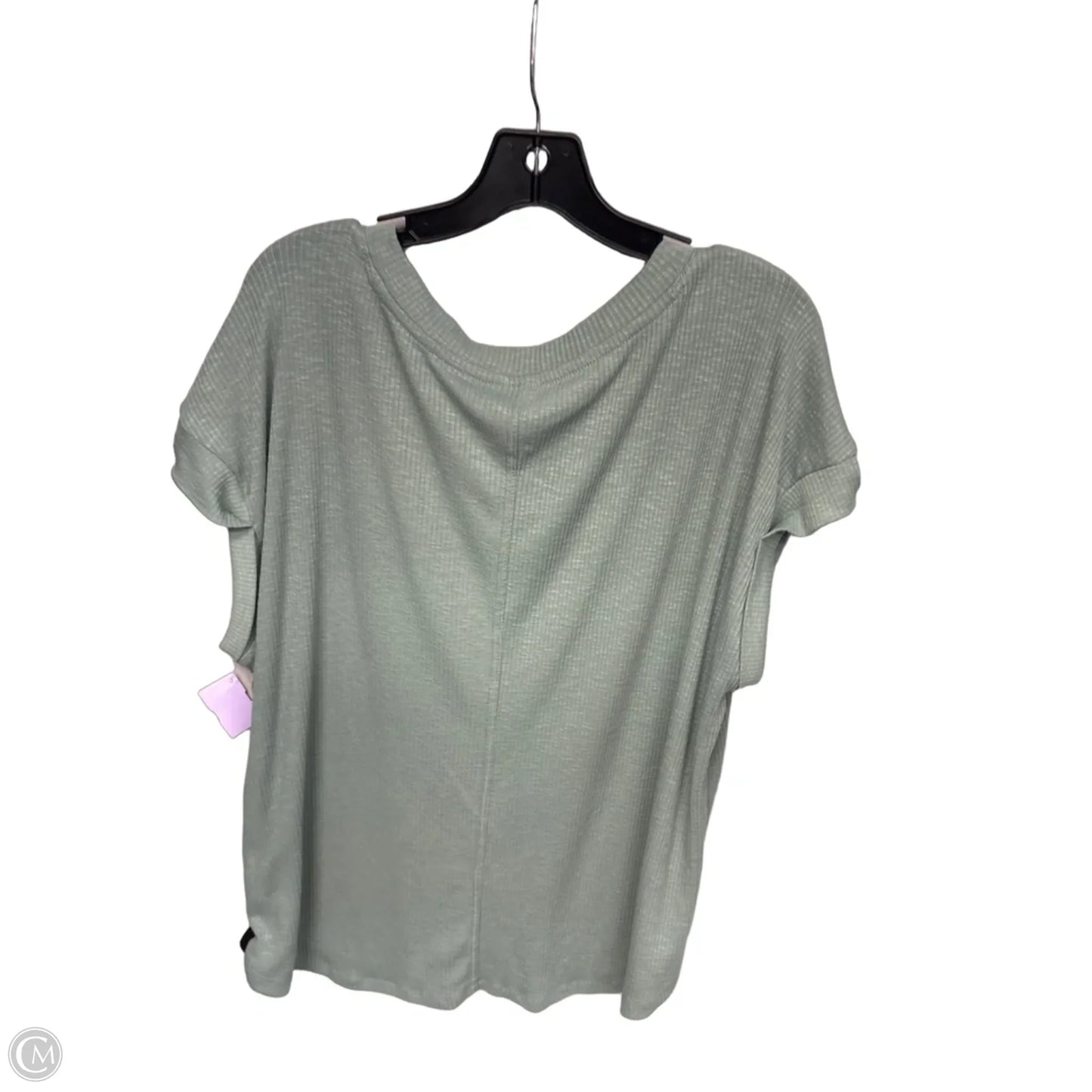 Top Short Sleeve By Maurices In Green, Size: Xl