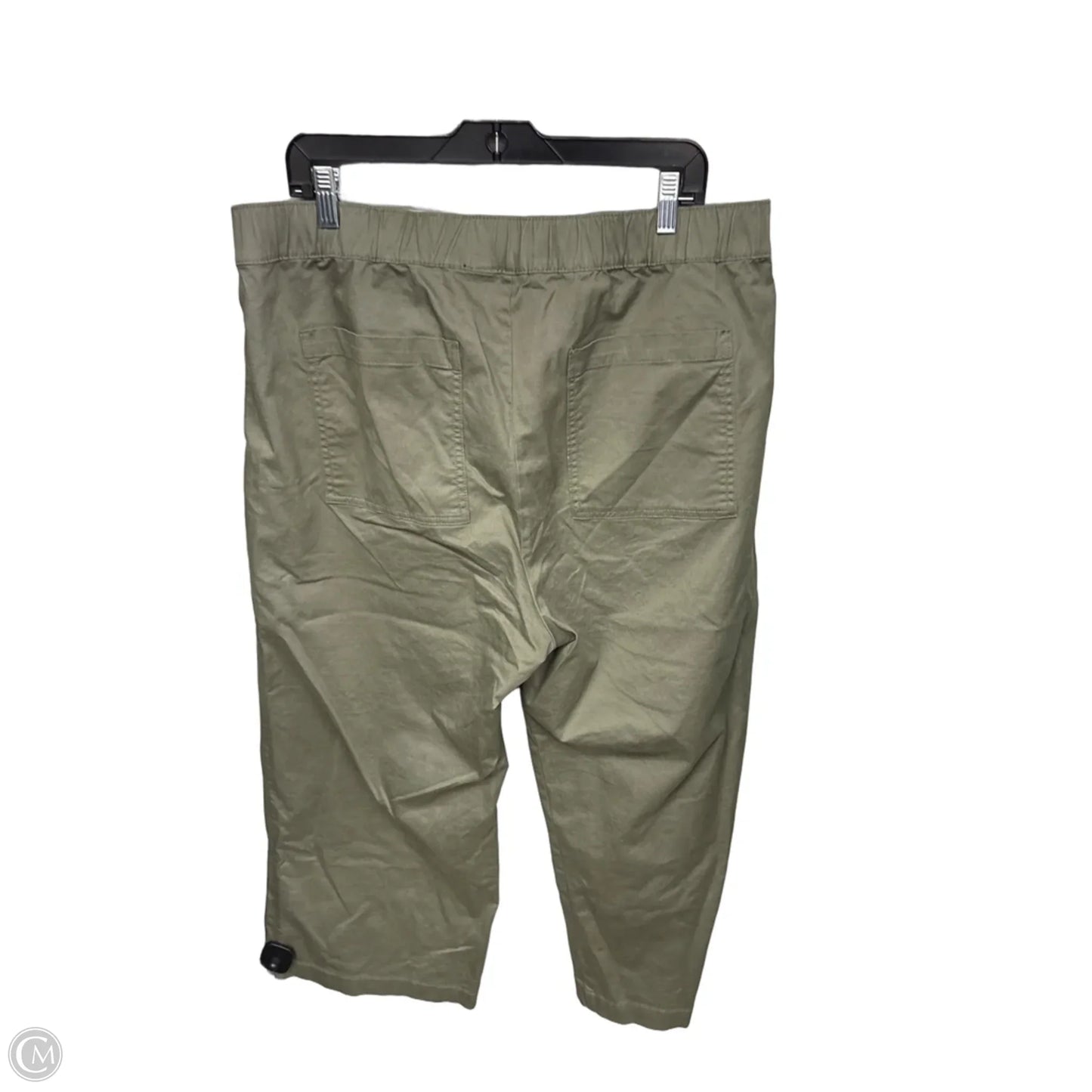Pants Wide Leg By Gap In Green, Size: Xl