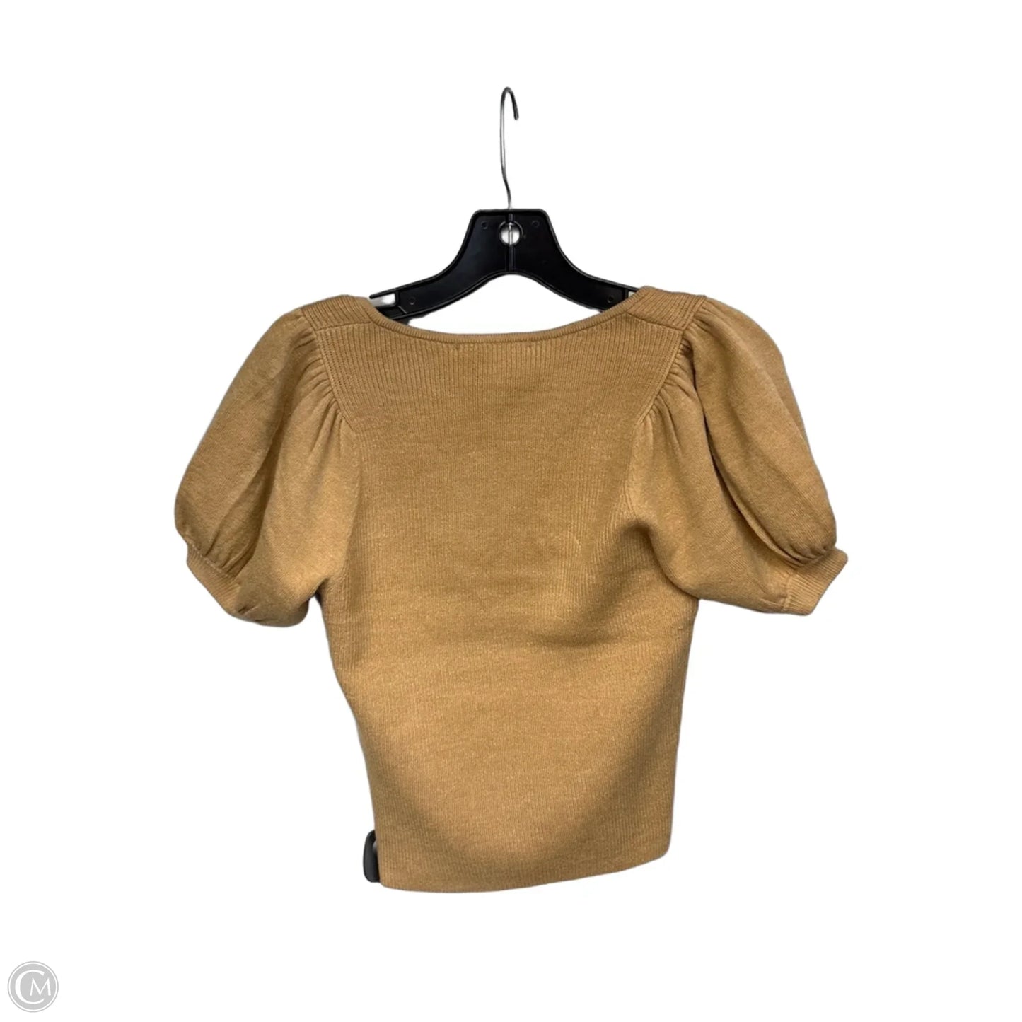 Top Short Sleeve By French Connection In Tan, Size: S