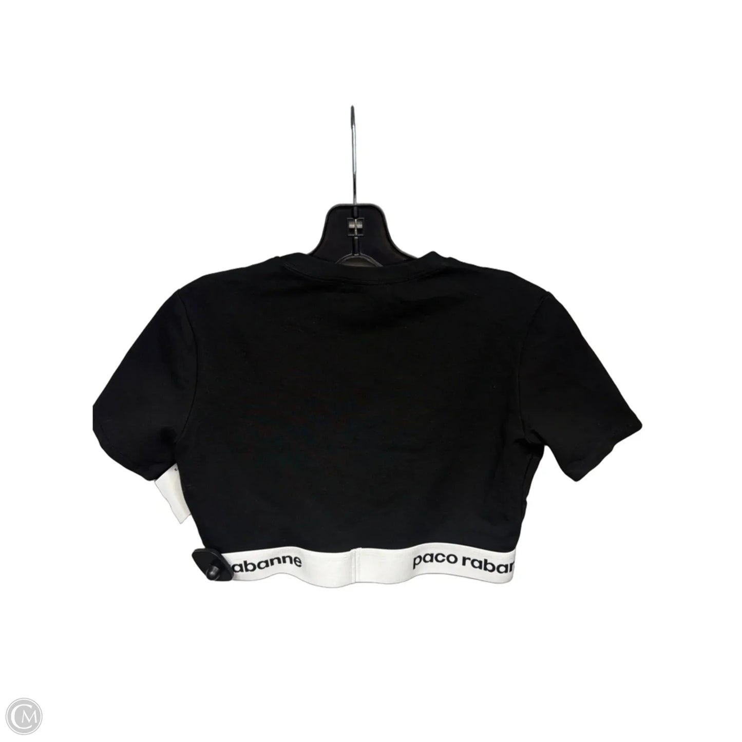 Top Short Sleeve By Clothes Mentor In Black & White, Size: Xl