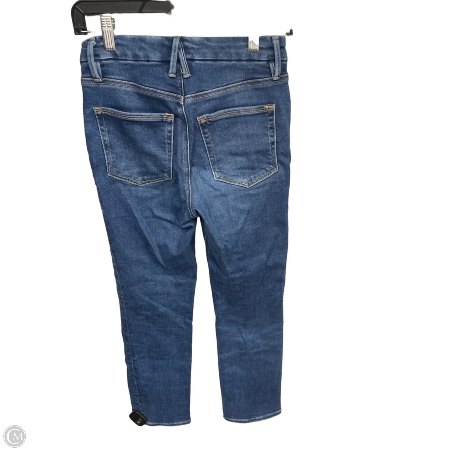 Jeans Straight By Good American In Blue Denim, Size: 0