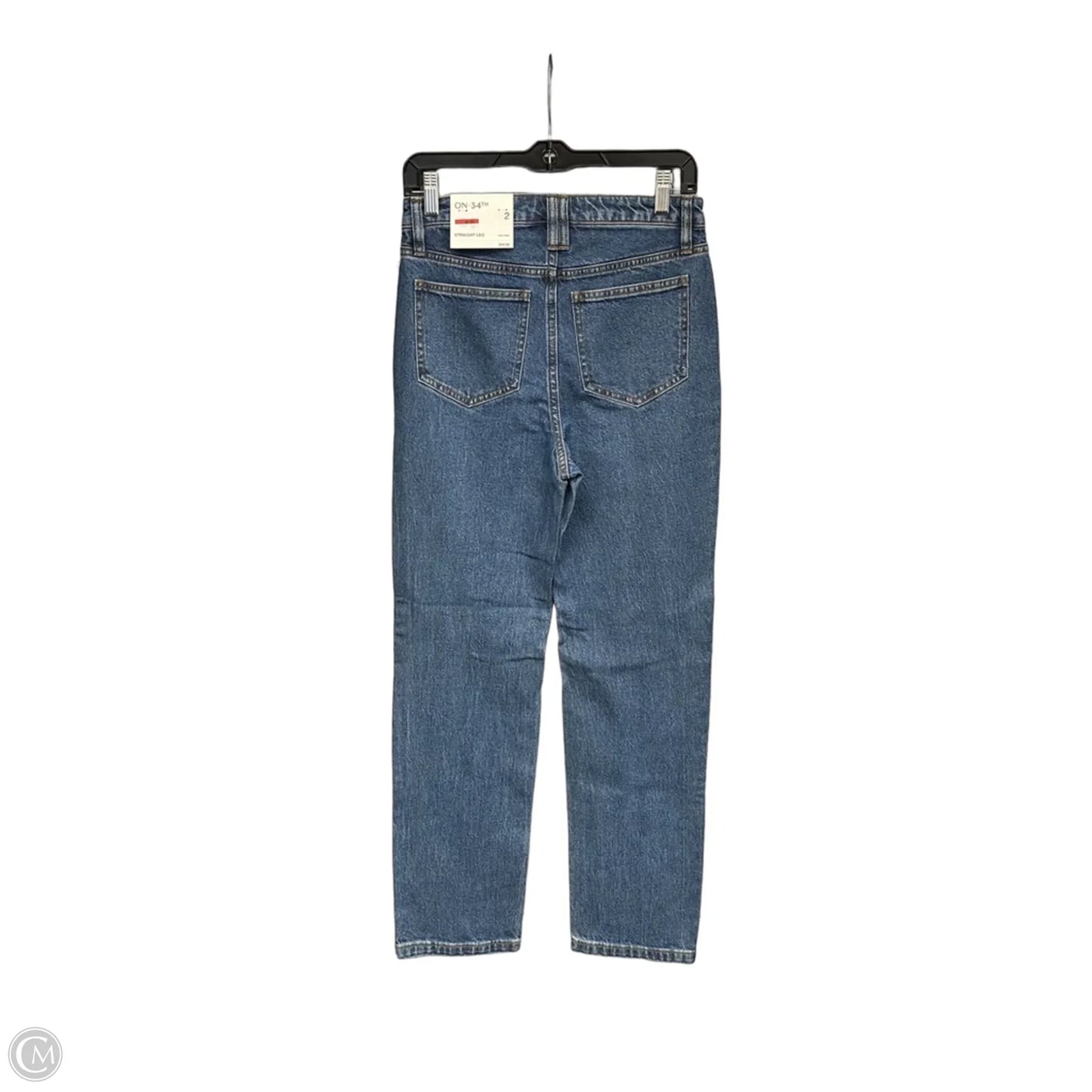 Jeans Straight By On 34th In Blue Denim, Size: 2