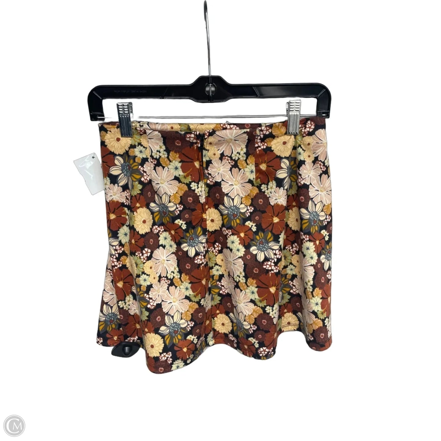 Skirt Mini & Short By Originality In Floral Print, Size: M