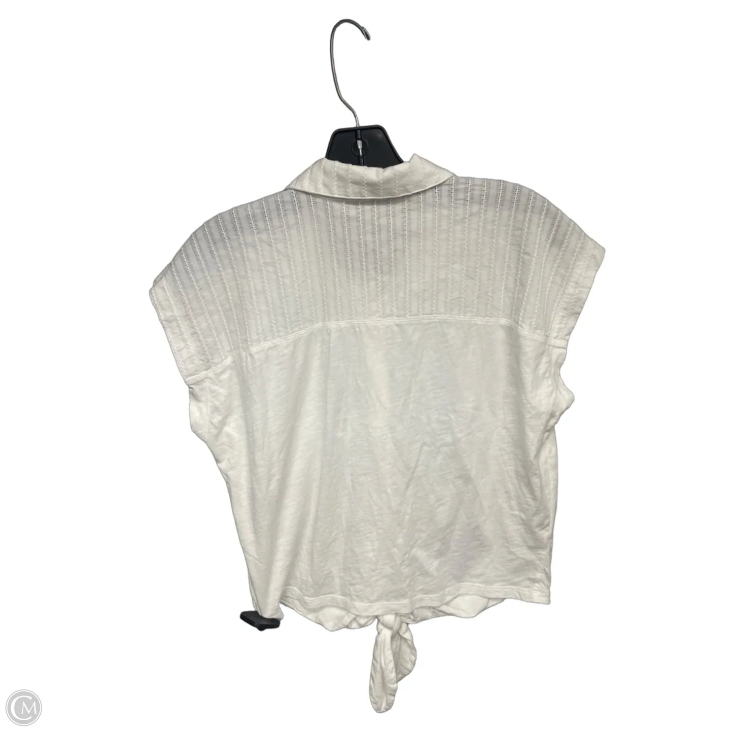 Top Short Sleeve By Loft In White, Size: Xs