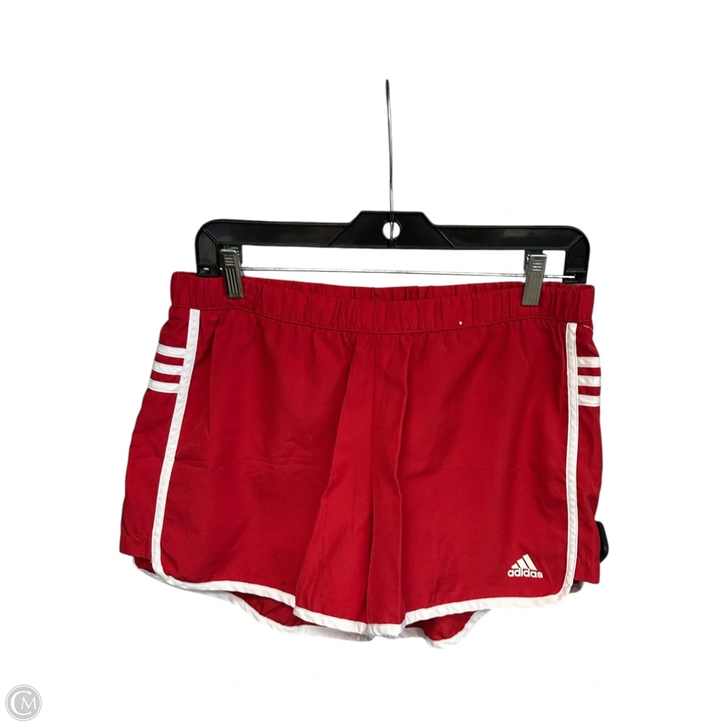 Athletic Shorts By Adidas In Red, Size: L
