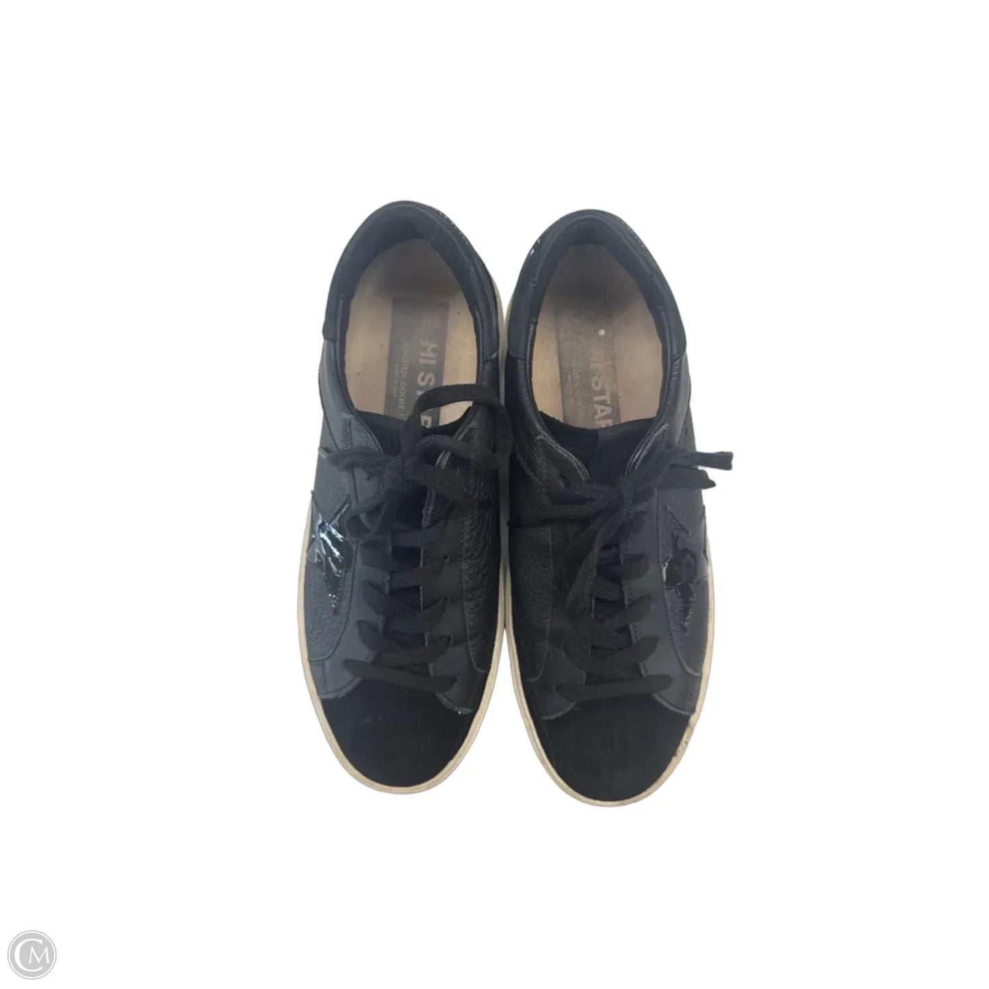 Shoes Luxury Designer By Golden Goose In Black, Size: 9