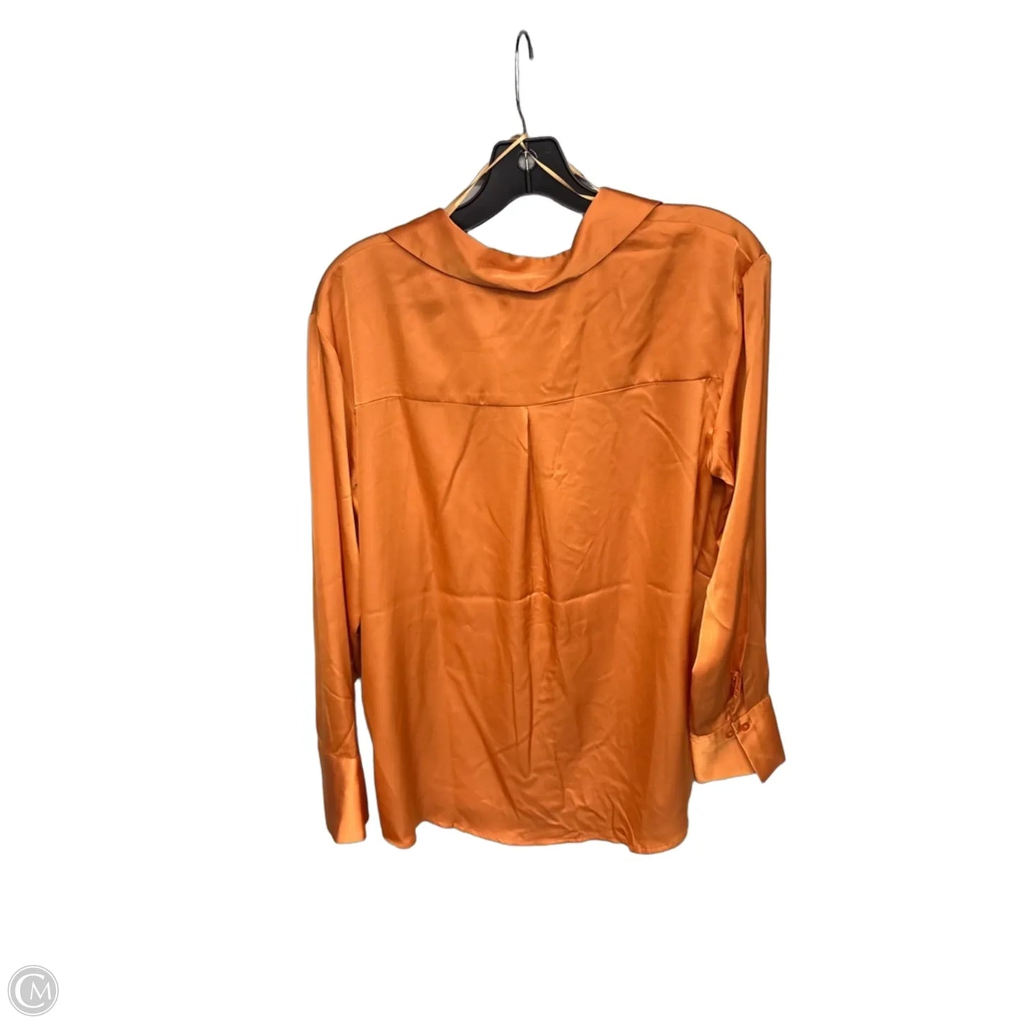 Top Long Sleeve By Cupcakes And Cashmere In Orange, Size: M