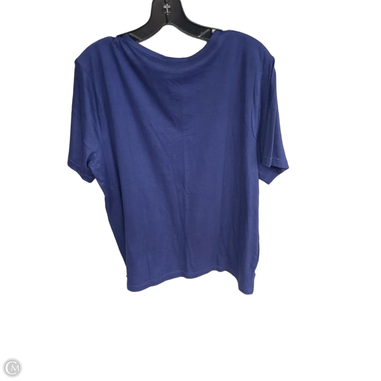 Top Short Sleeve Basic By Clothes Mentor In Blue, Size: Xl