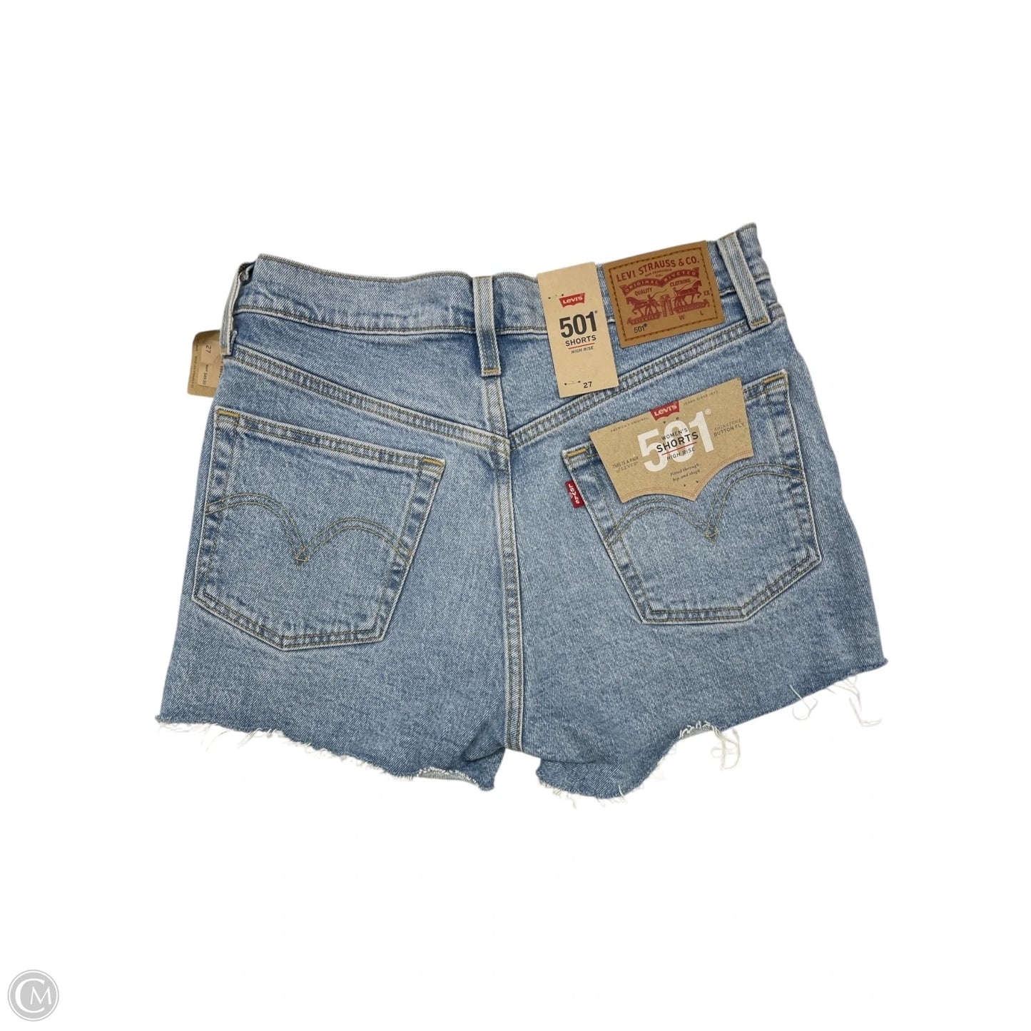 Shorts By Levis In Blue Denim, Size: 28