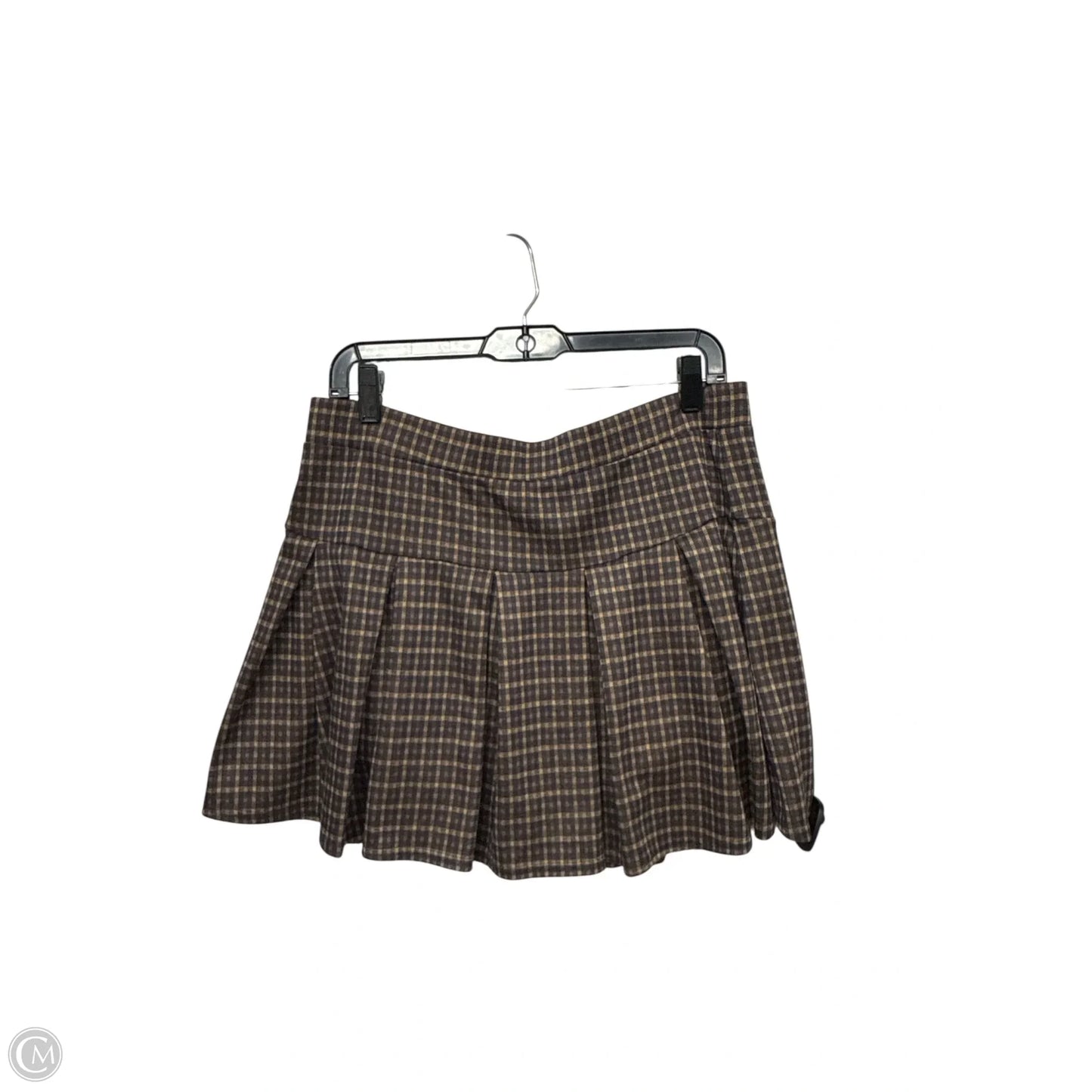 Skort By American Eagle In Plaid Pattern, Size: L
