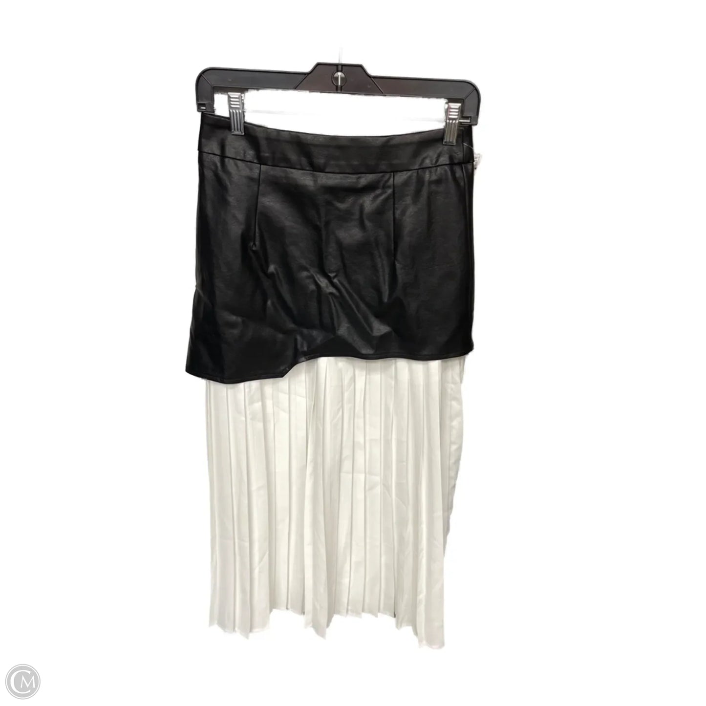 Skirt Maxi By Commense In Black & White, Size: S