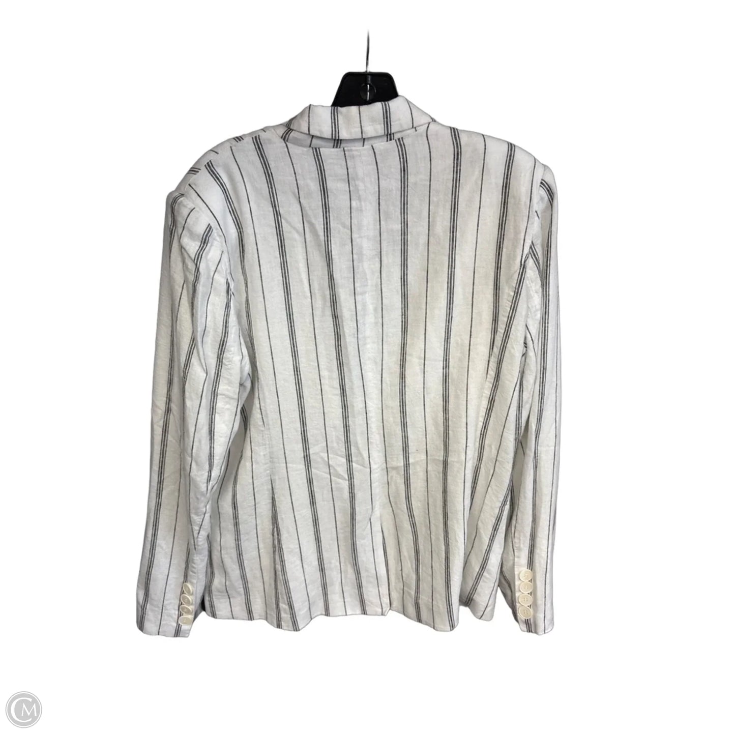 Blazer By Evereve In Striped Pattern, Size: L