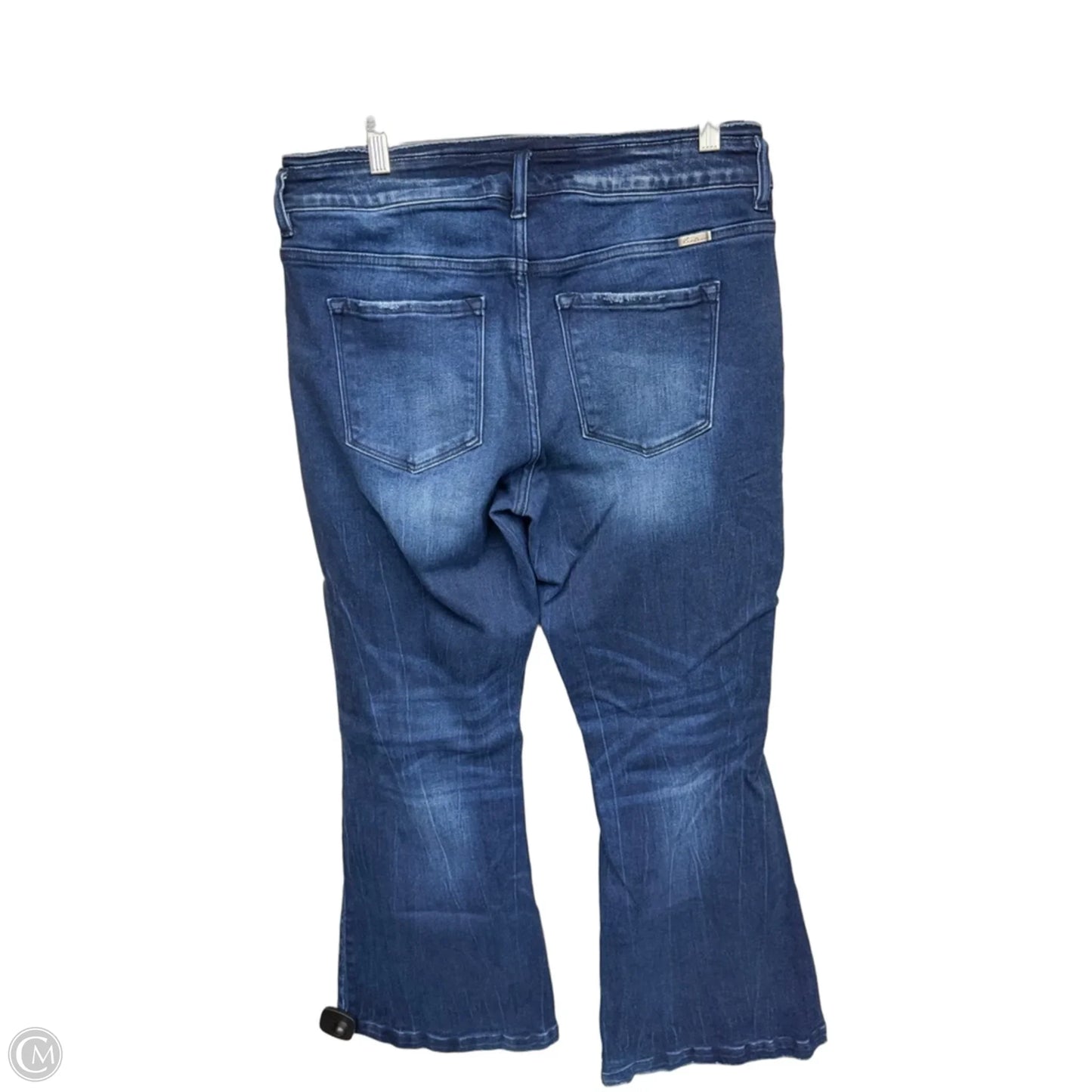 Jeans Flared By Maurices In Blue Denim, Size: 14
