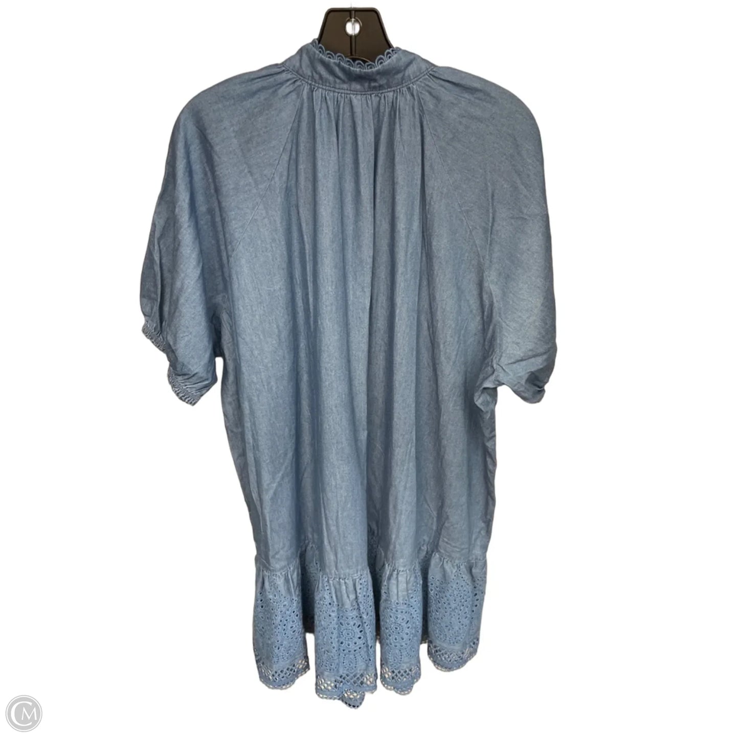 Dress Casual Midi By Torrid In Blue Denim, Size: 14