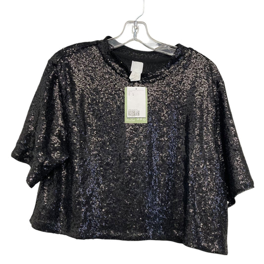 Top Ss By H&M In Black, Size:L