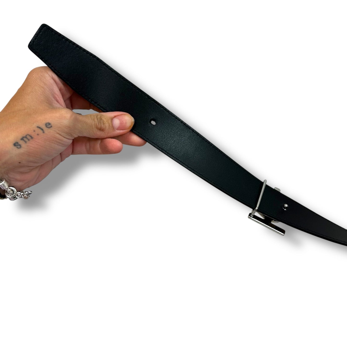 Reversible Belt Luxury Designer By Burberry Size 34/85