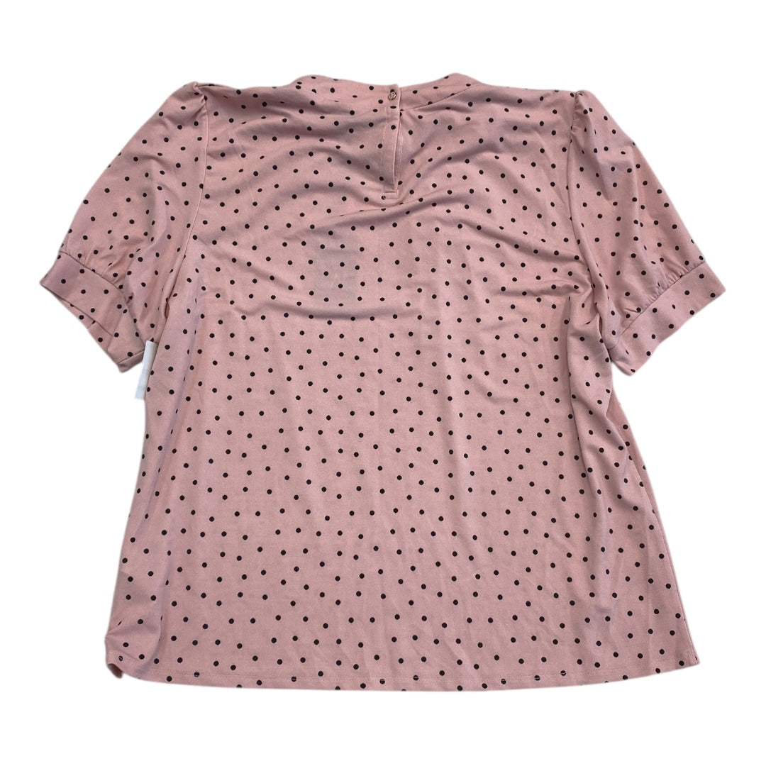 Top Ss By Adrianna Papell In Pink, Size:Xl