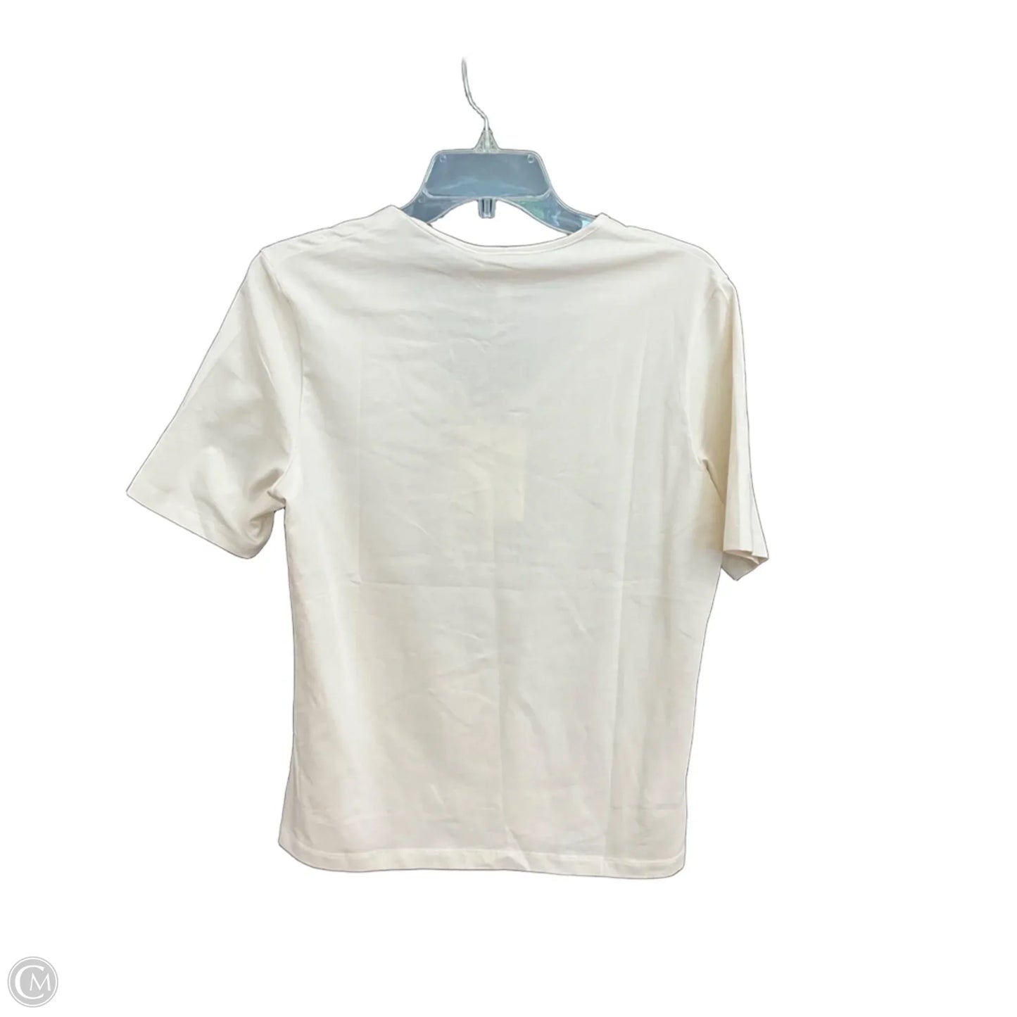 Top Short Sleeve By Cos In Cream, Size: S