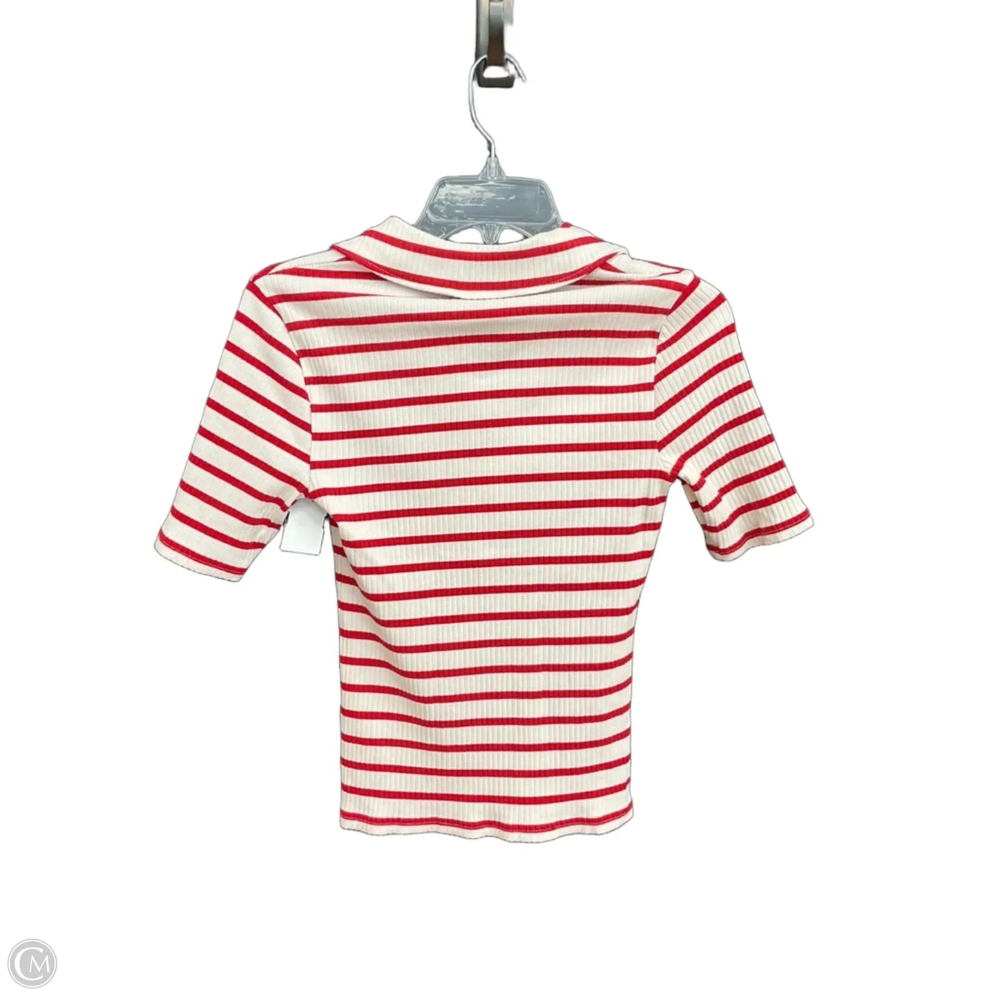 Top Short Sleeve By J. Crew In Striped Pattern, Size: Xs