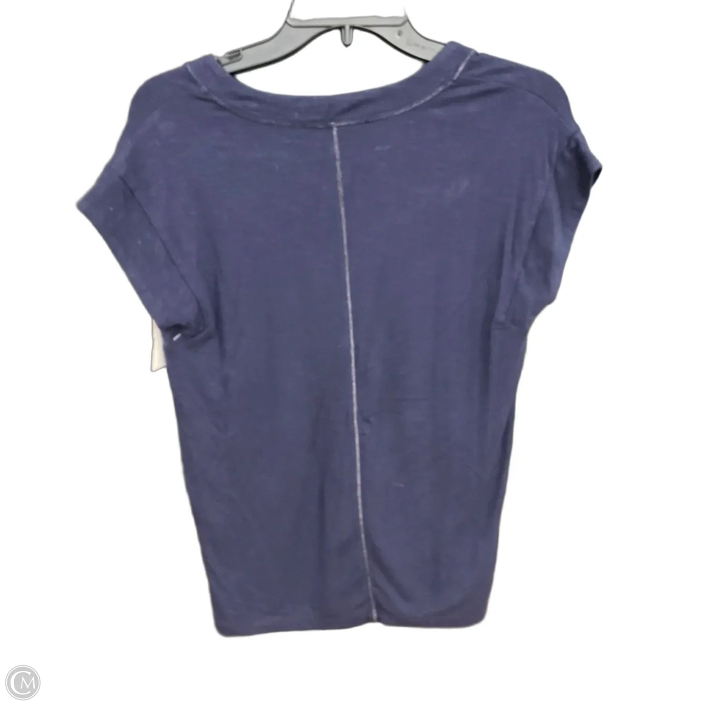 Top Short Sleeve By White House Black Market In Navy, Size: Xs