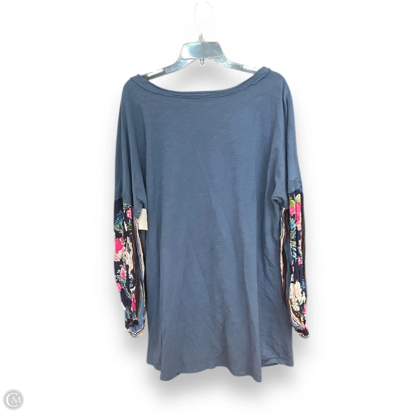 Top Long Sleeve By Umgee In Blue, Size: 1x