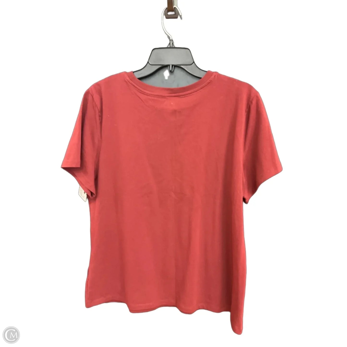 Top Short Sleeve Basic By A New Day In Red, Size: Xl