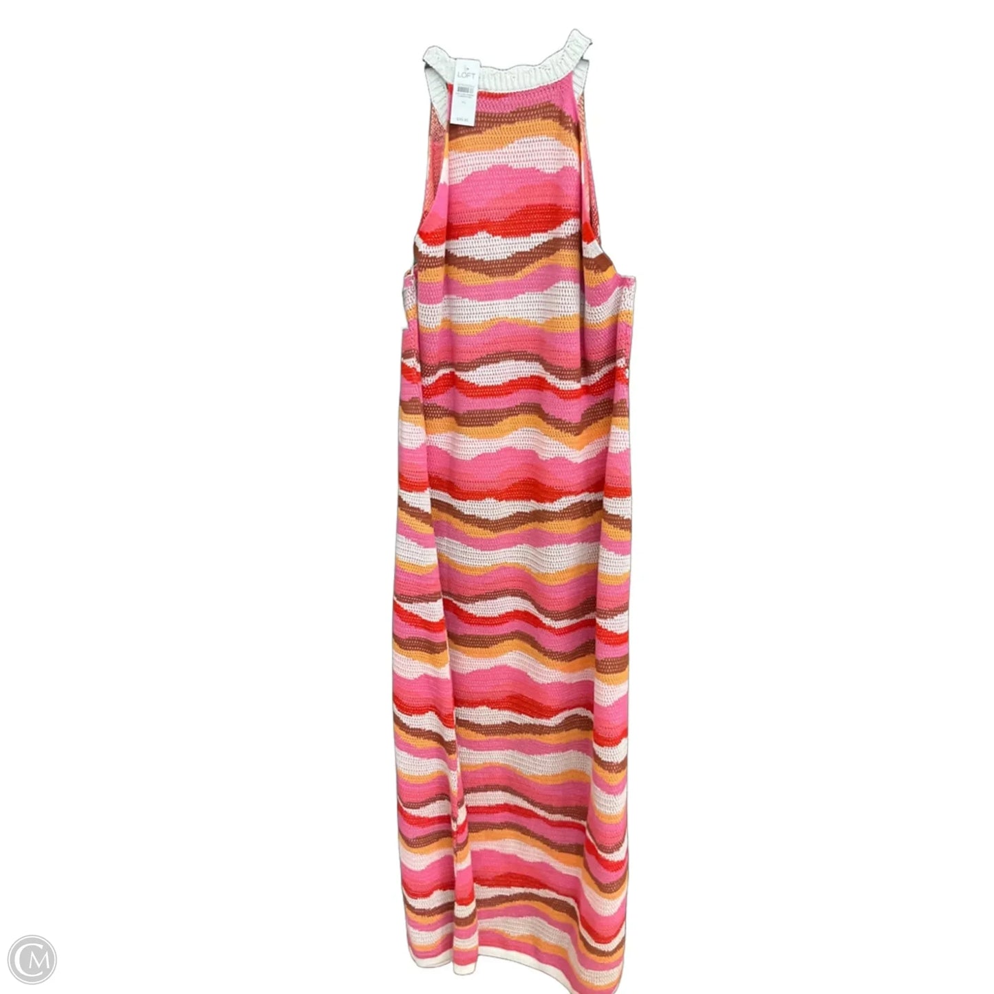 Dress Casual Maxi By Loft In Geometric Pattern, Size: Xl