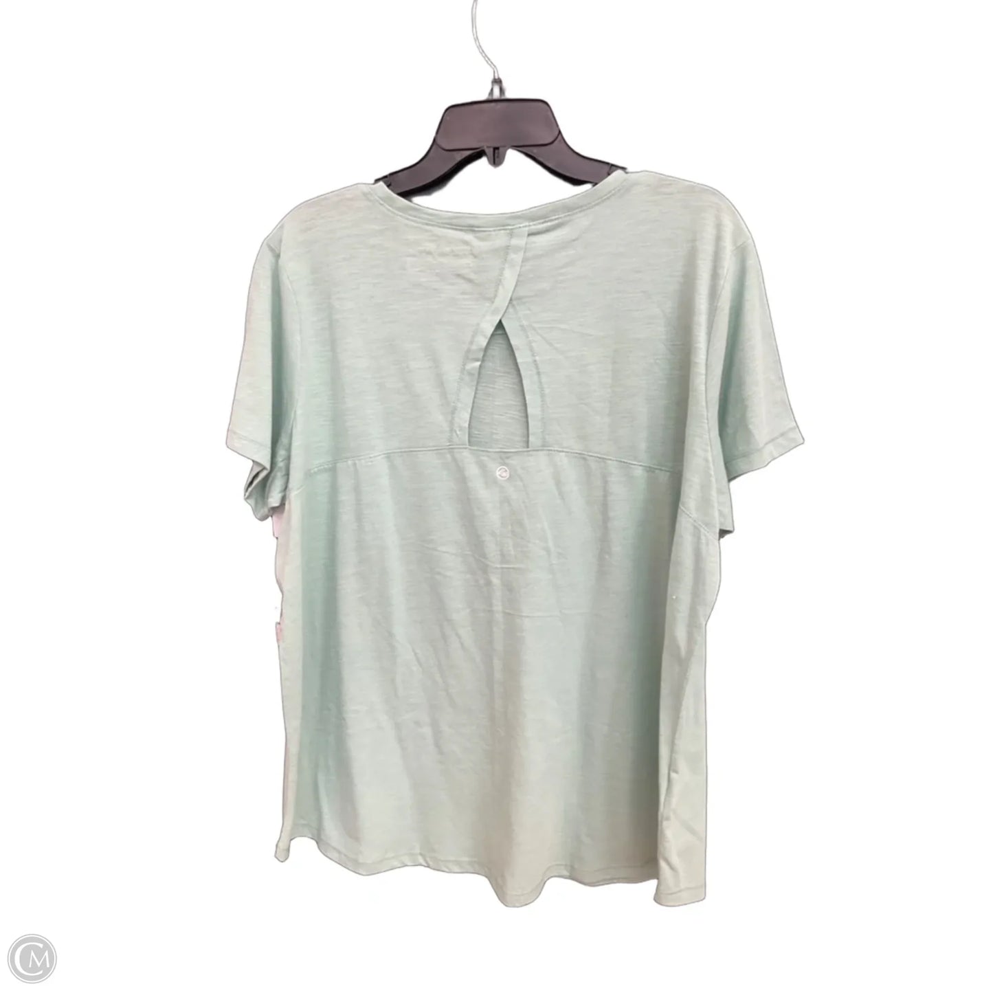 Top Short Sleeve Basic By Eddie Bauer In Green, Size: 2x
