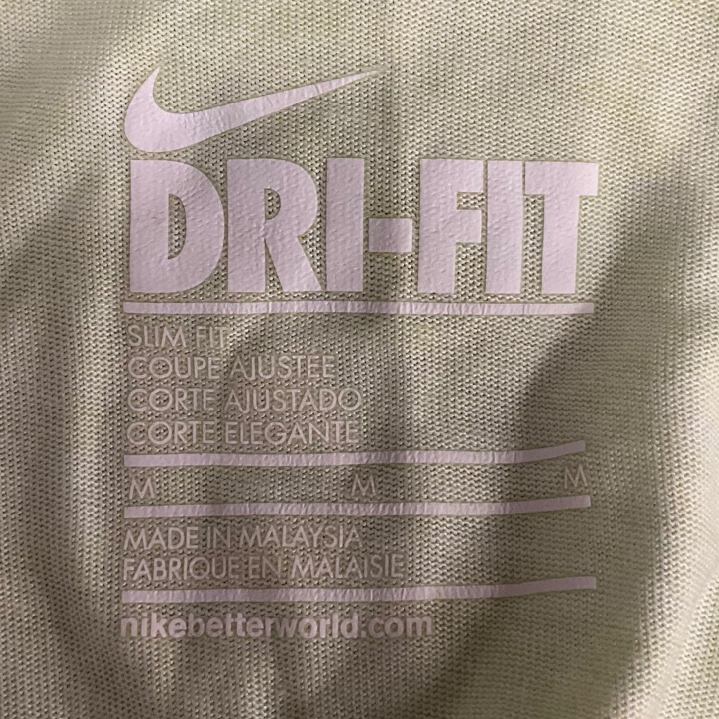 Athletic Top Short Sleeve By Nike Apparel In Green, Size: S