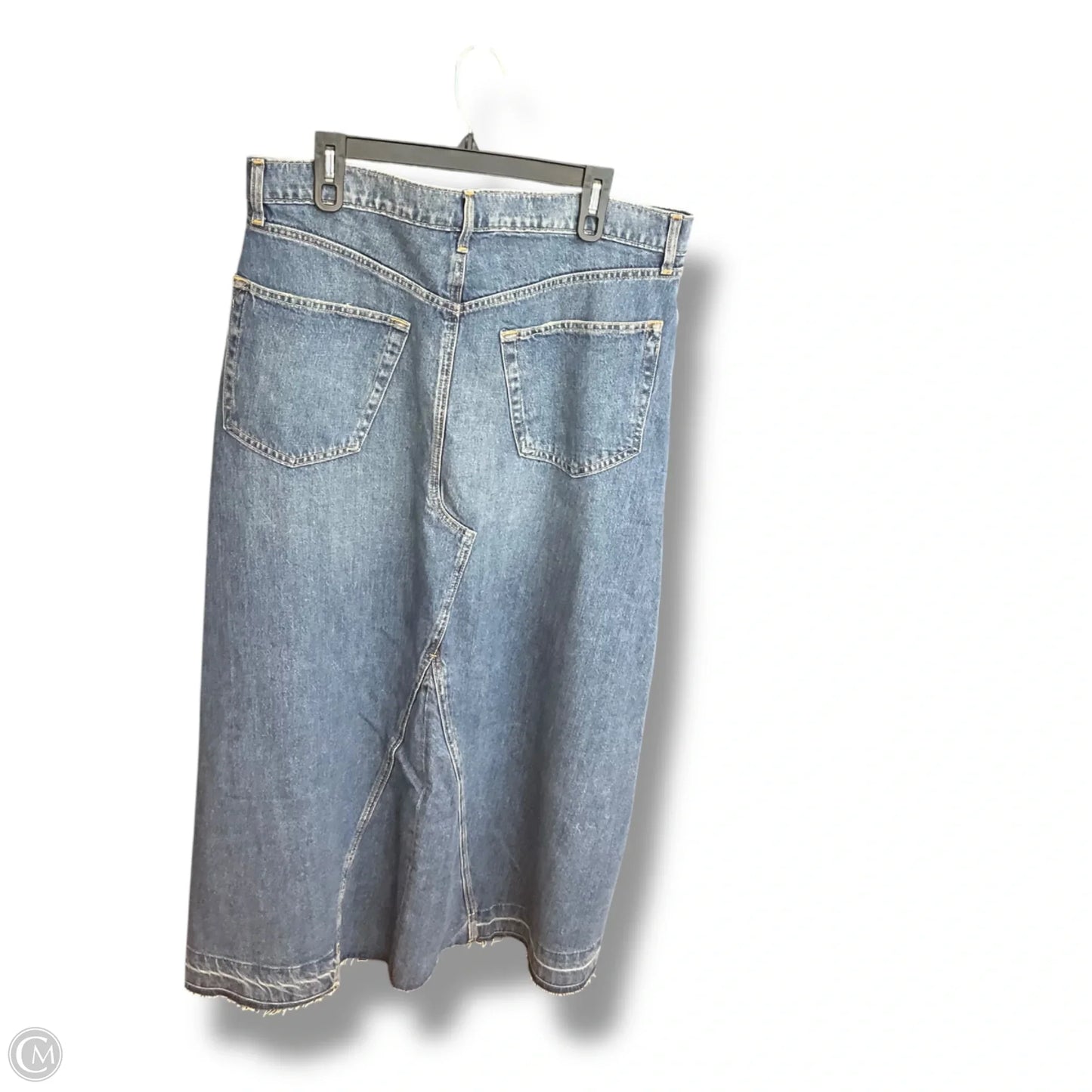 Skirt Midi By Gap In Blue, Size: 16