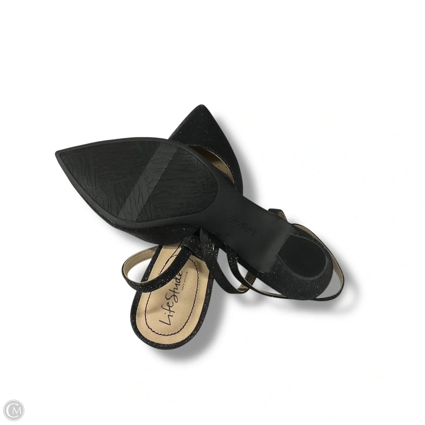 Shoes Heels Kitten By Life Stride In Black, Size: 10