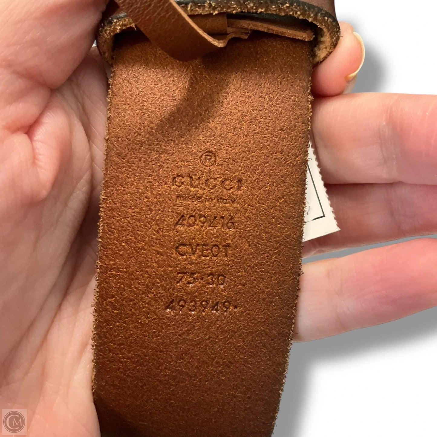 Belt Luxury Designer By Gucci, Size: Small
