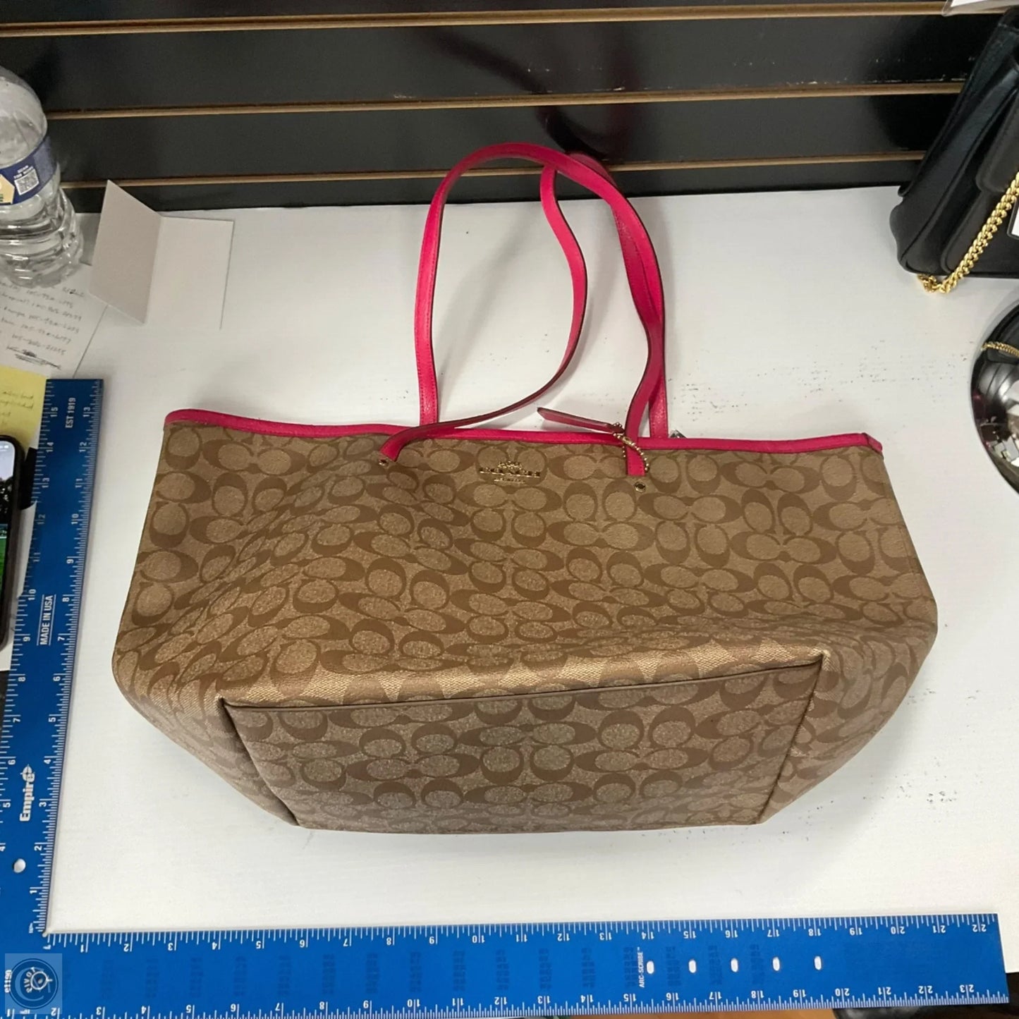 Tote Designer By Coach, Size: Large