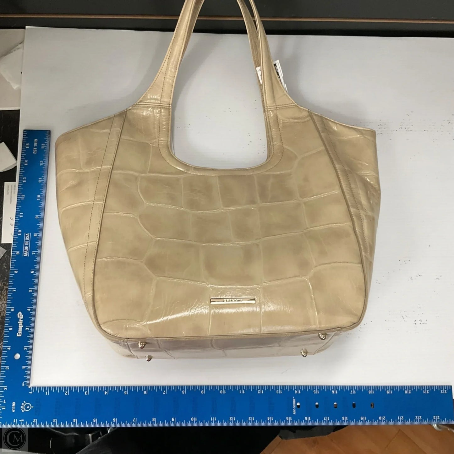 Handbag Designer By Brahmin, Size: Large