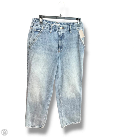 Jeans Wide Leg By Good American In Blue, Size: 4