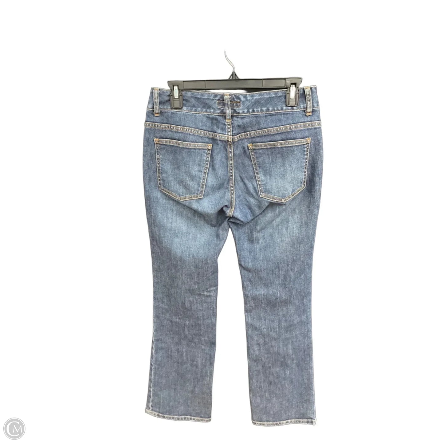 Jeans Boot Cut By Banana Republic In Blue Denim, Size: 4