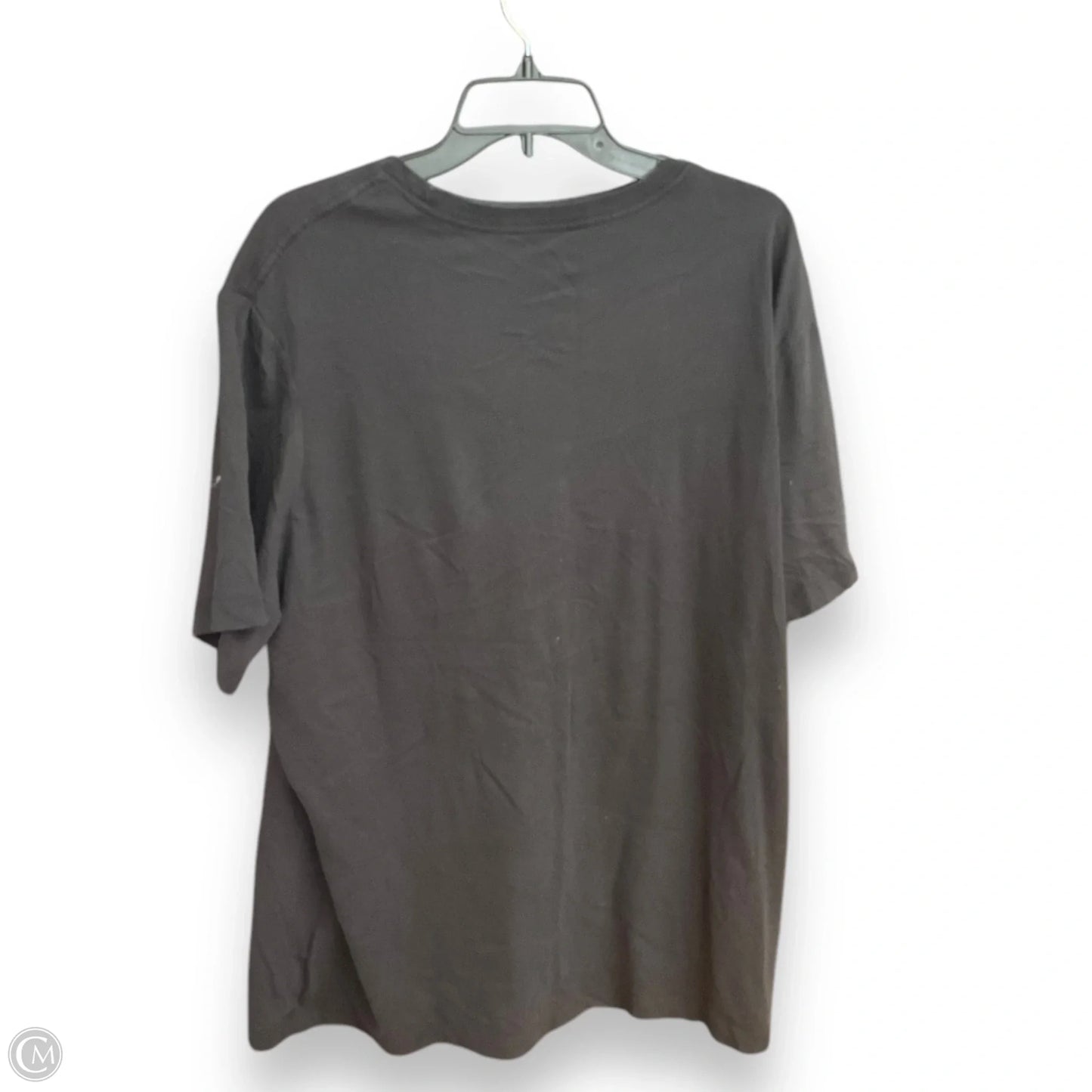 Athletic Top Short Sleeve By Nike In Black, Size: Xxl