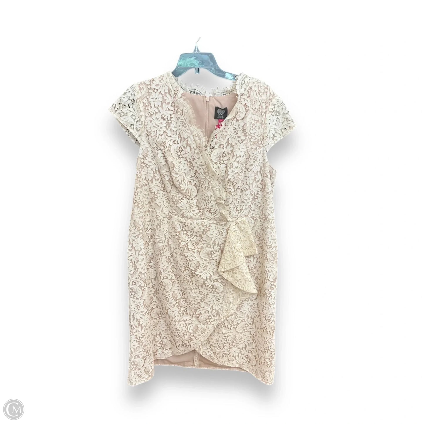 Dress Party Short By Vince Camuto In Cream, Size: Xl